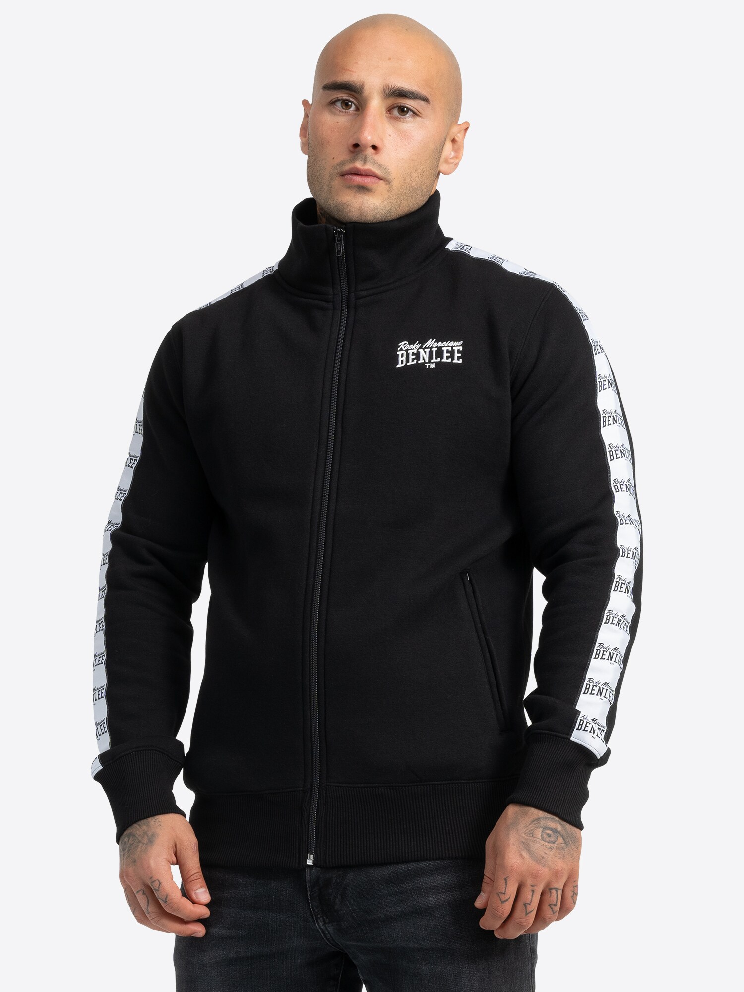 BENLEE Herren Sweatjacke mit Rei&szlig;verschluss schmale Passform CUNINGHAM - Bild 1