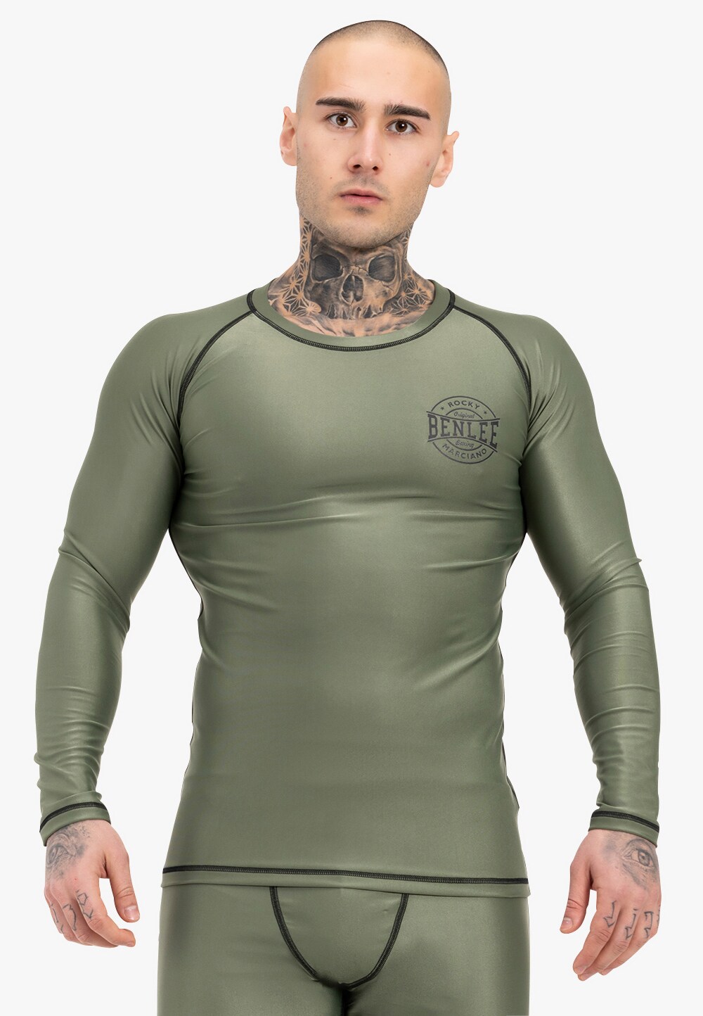 BENLEE Herren langärmeliges Funktionsshirt schmale Passform MOSSBURN