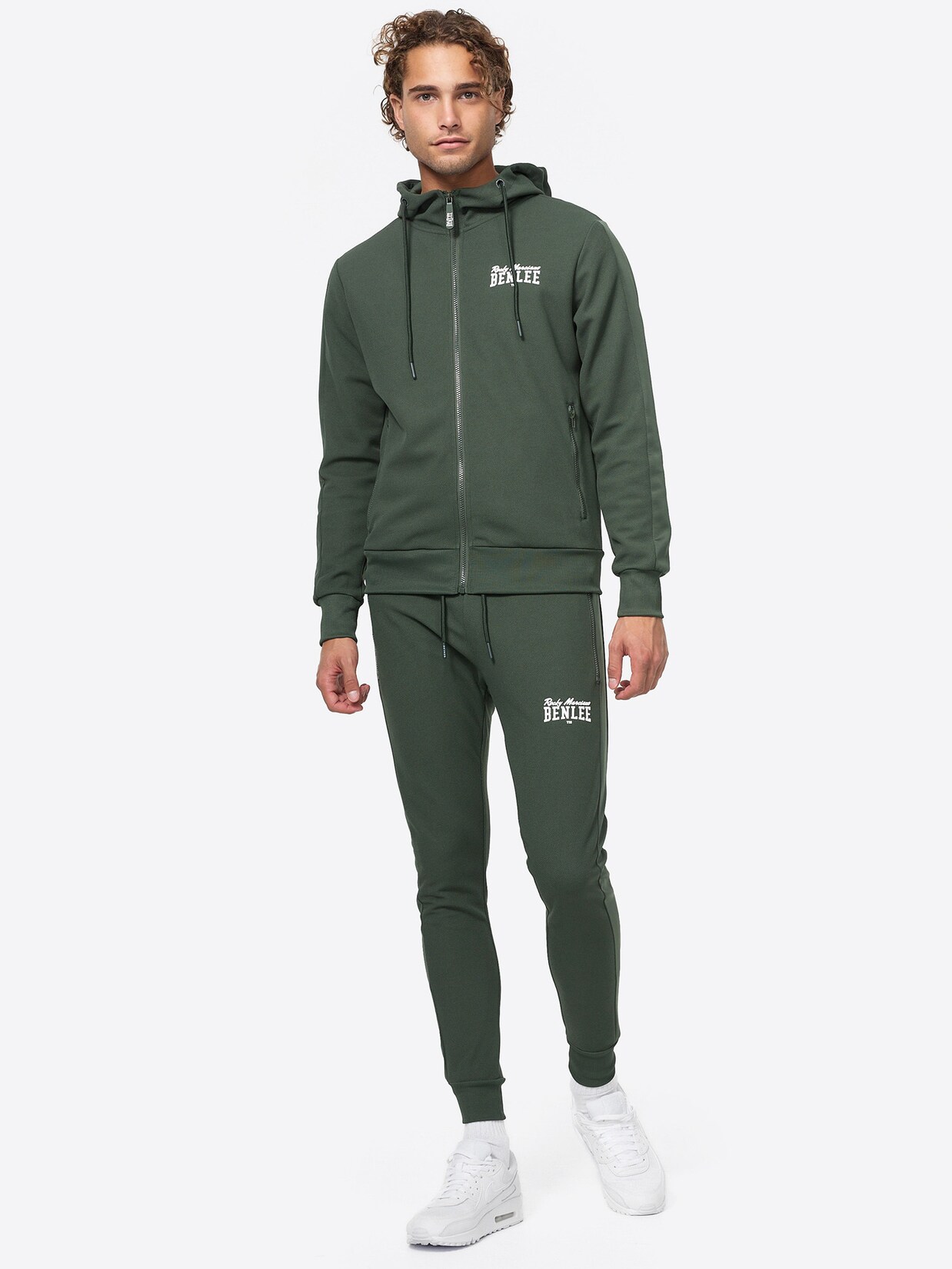 BENLEE Herren Trainingsanzug mit Kapuze schmale Passform HACKBERRY