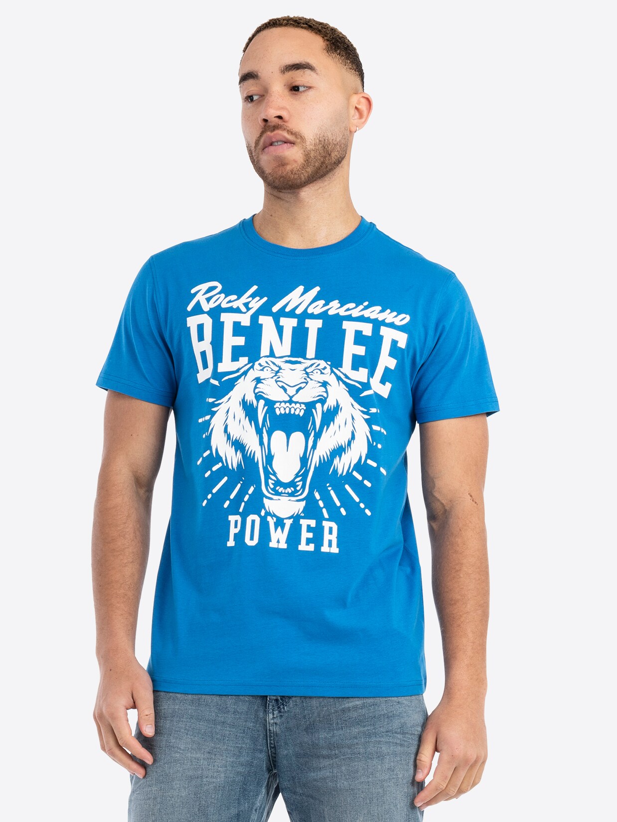 BENLEE Herren T-Shirt normale Passform TIGER POWER | 04255581526340