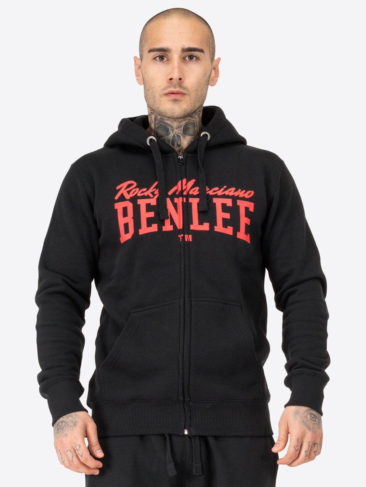 BENLEE Herren Kapuzensweatjacke mit Reißverschluss normale Passform VITALINO