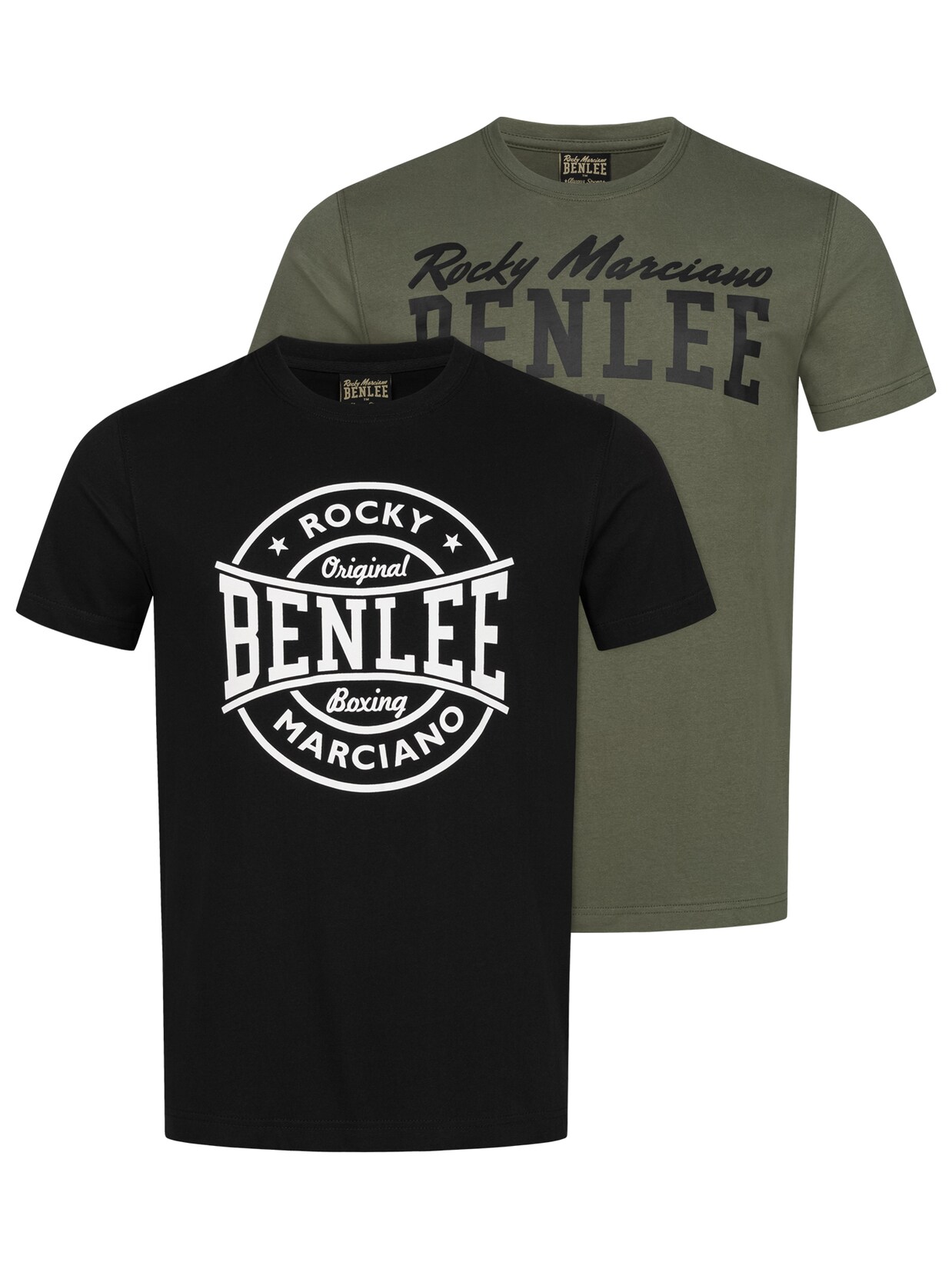 BENLEE Herren T-Shirt normale Passform Doppelpack DARCUT