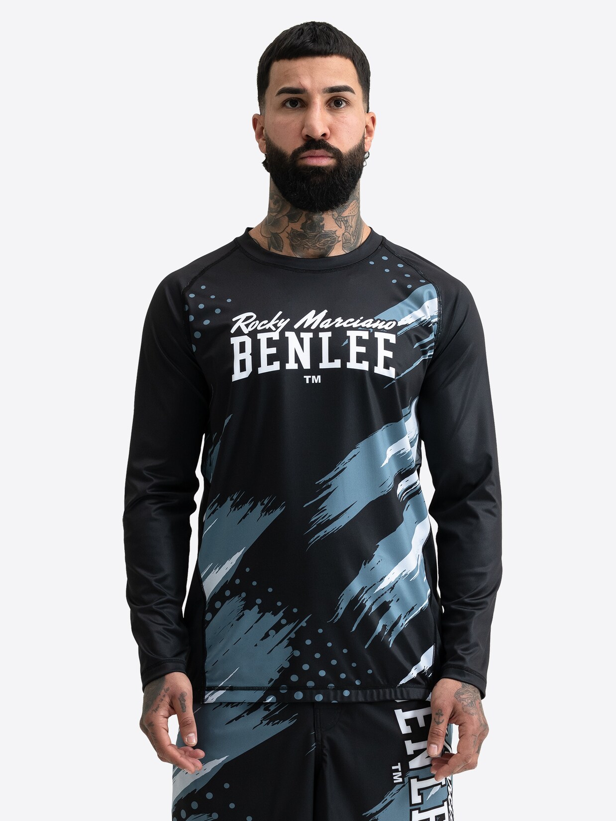 BENLEE Herren Rashguard long sleeve schmale Passform TRIMLEY