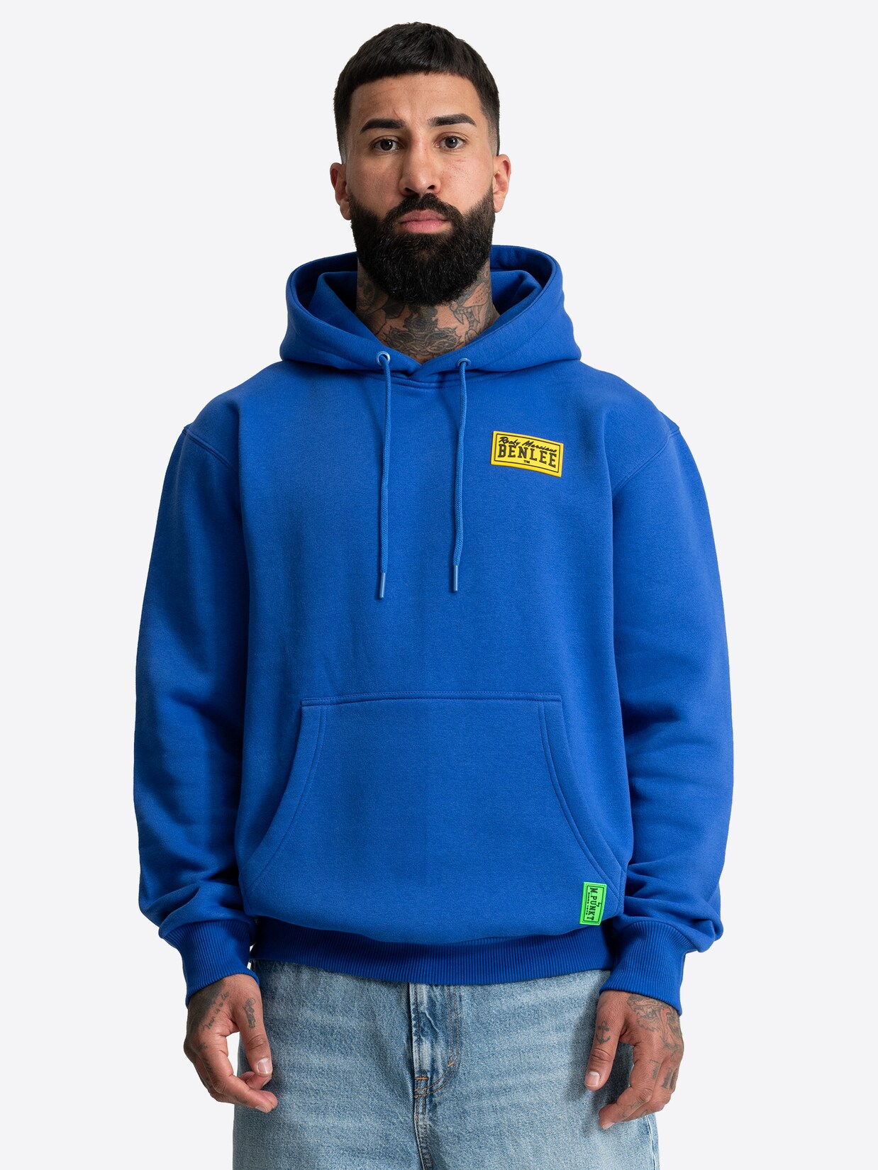 BENLEE Herren Kapuzensweatshirt normale Passform MPUNKT HOODIE