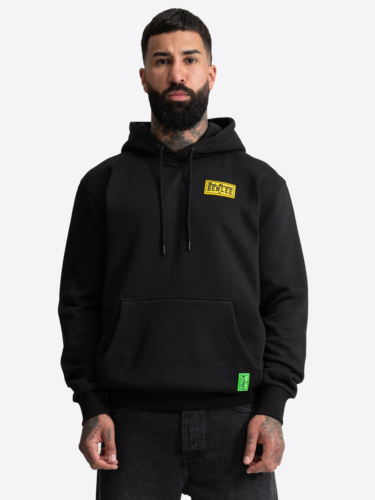 BENLEE Herren Kapuzensweatshirt normale Passform MPUNKT HOODIE