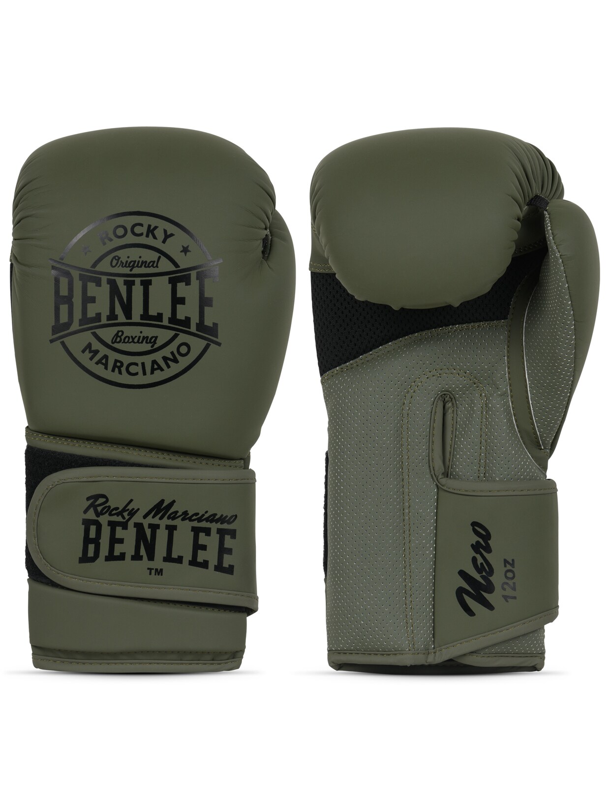 BENLEE Boxhandschuhe aus Kunstleder NERO