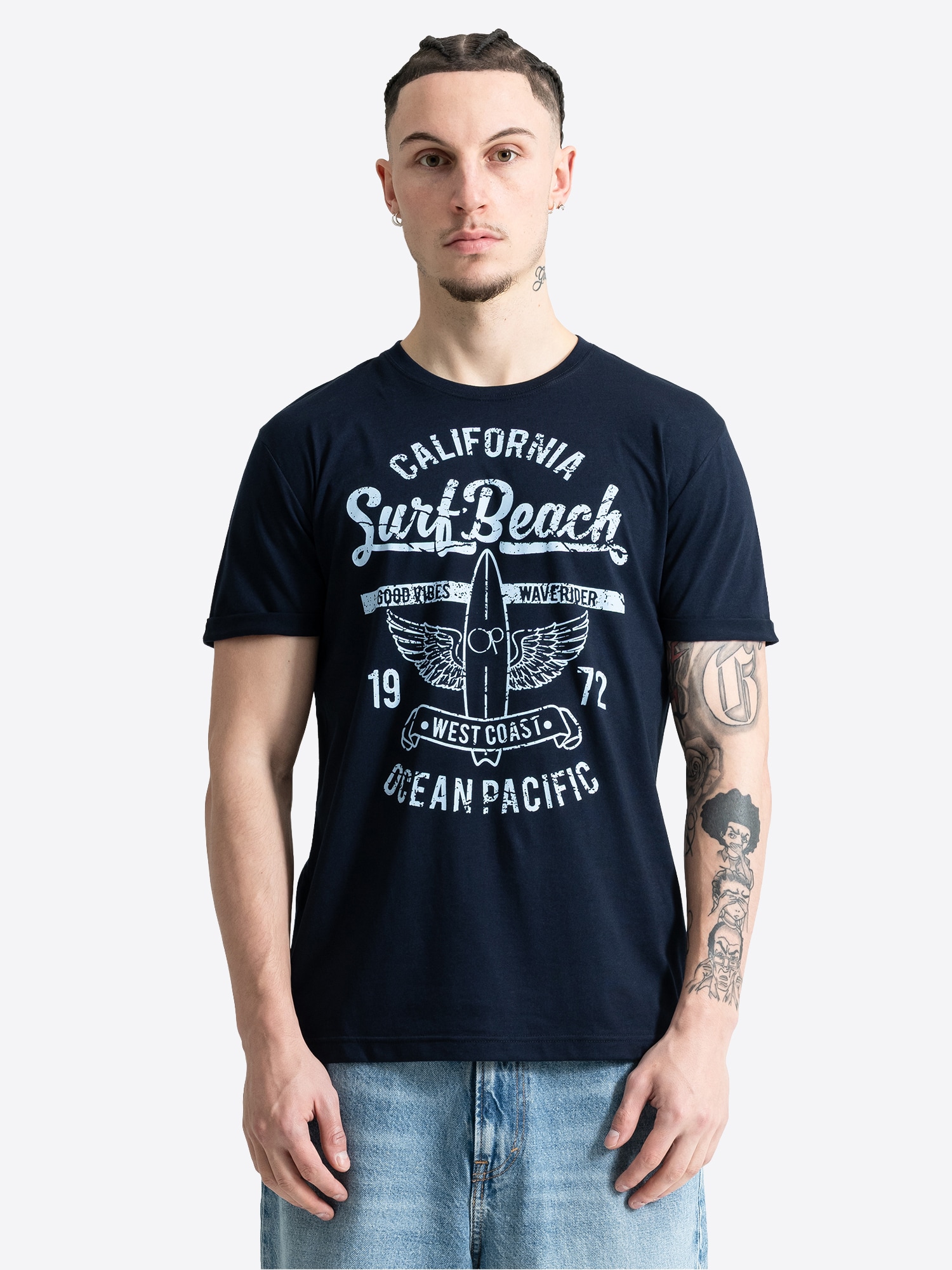 Ocean Pacific Herren T-Shirt normale Passform BOMMIE - Bild 1
