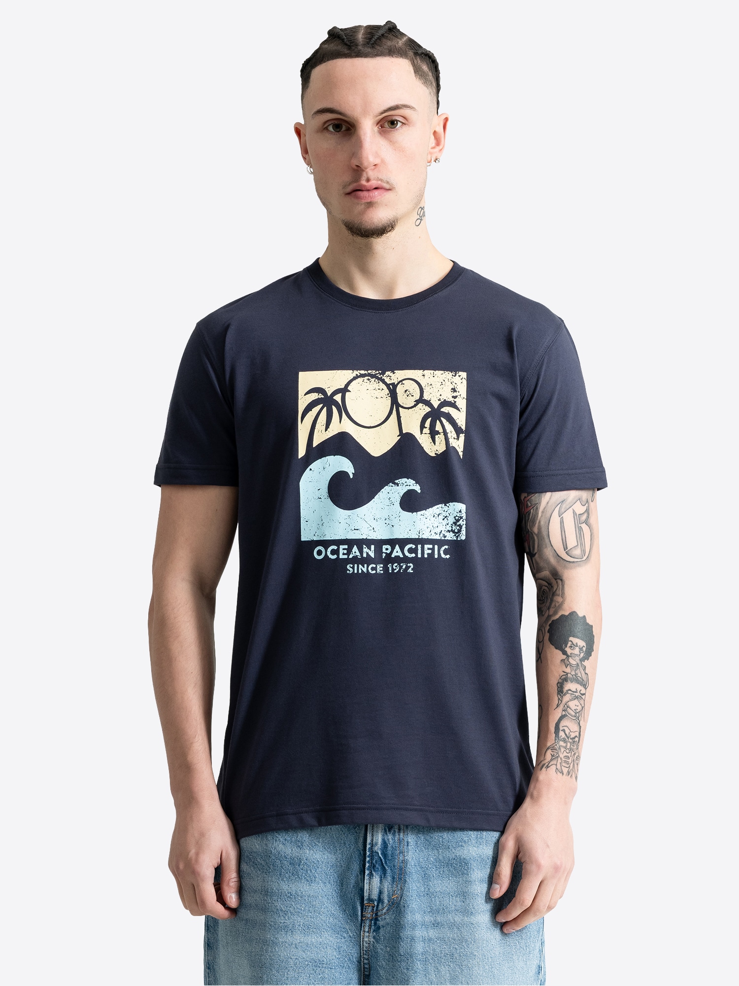 Ocean Pacific Herren T-Shirt normale Passform FROTH - Bild 1