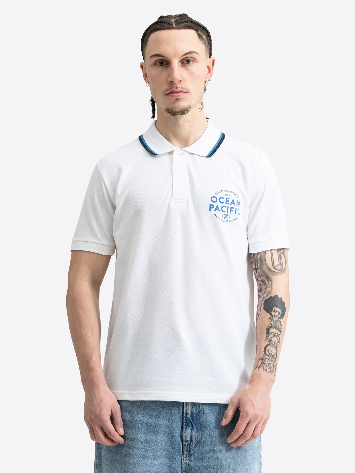 Ocean Pacific Herren Poloshirt normale Passform MANLY