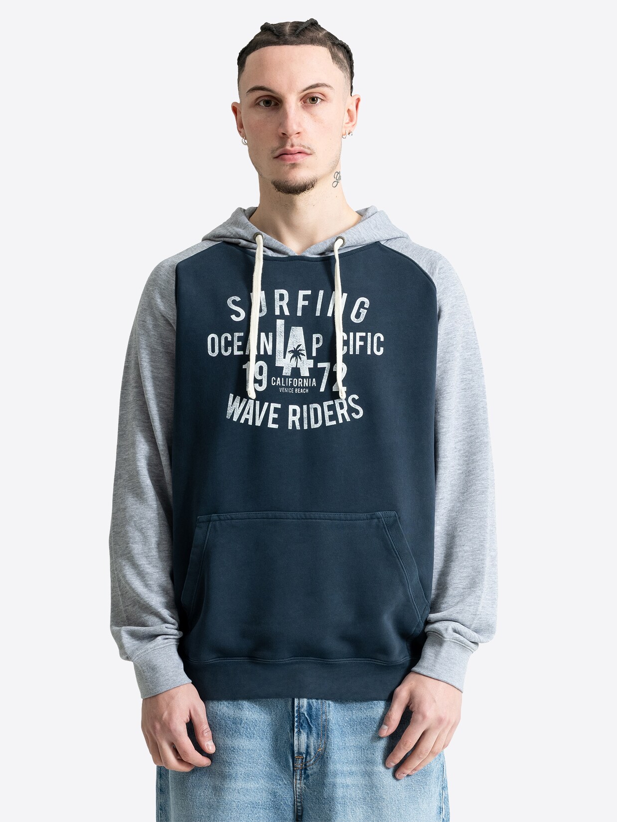 Ocean Pacific Herren Kapuzensweatshirt normale Passform RAGLAN NZ