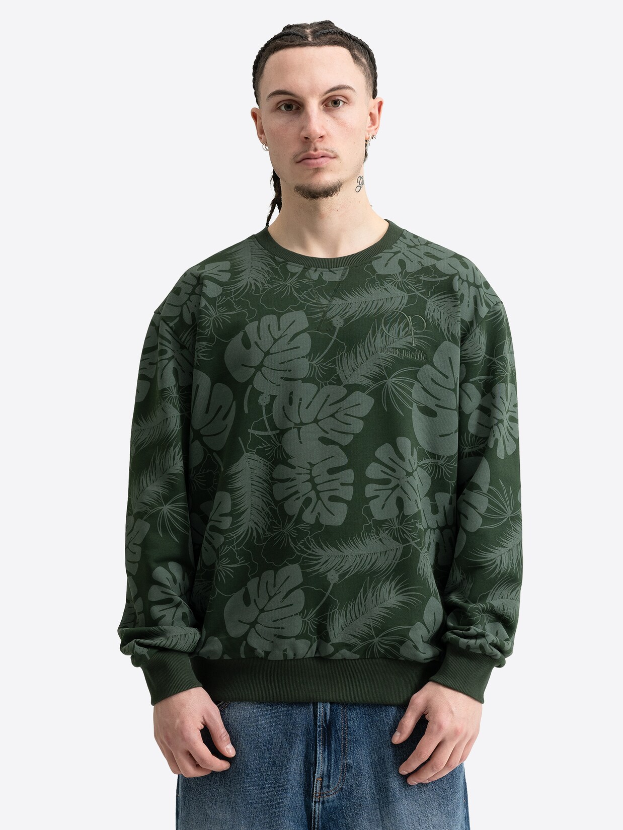 Ocean Pacific Herren Rundhals Sweatshirt normale Passform WONTHAGGI