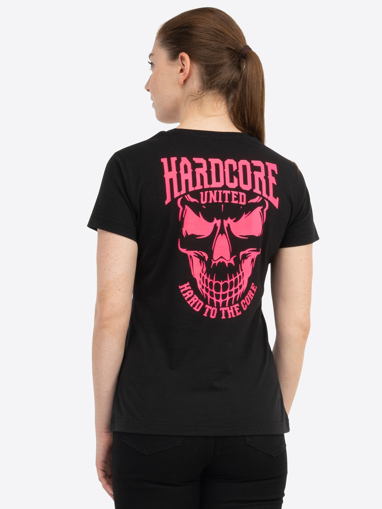 Hardcore United Frauen T-Shirt GIRLY SKULL | 04255581534666