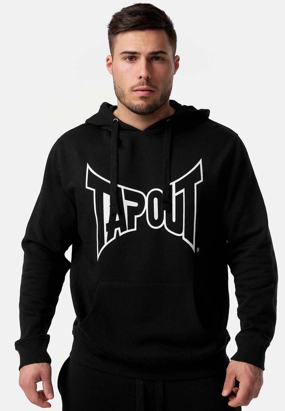 Tapout Herren Kapuzensweatshirt normale Passform LIFESTYLE BASIC HOODIE