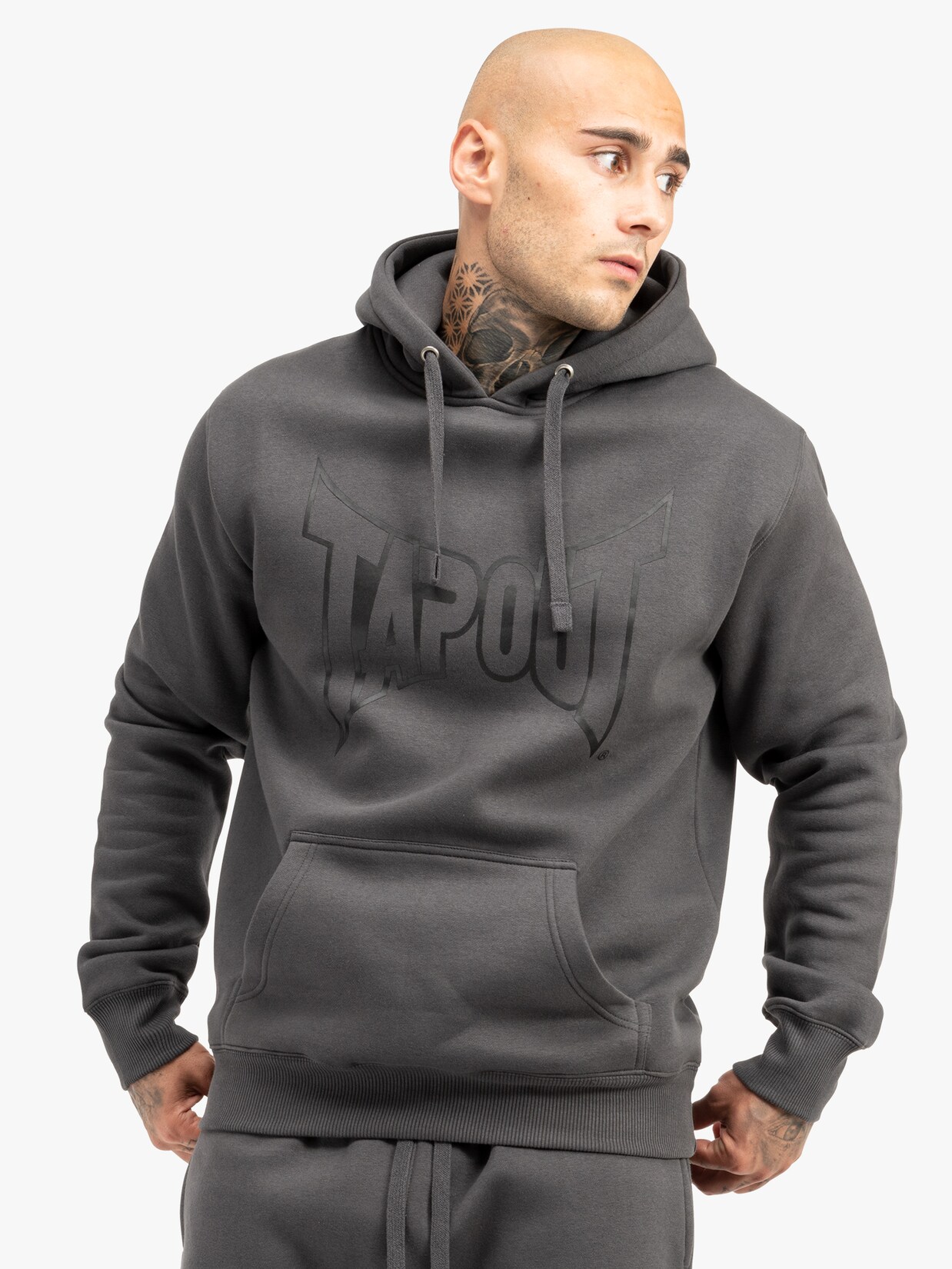 Tapout Herren Kapuzensweatshirt normale Passform LIFESTYLE BASIC HOODIE