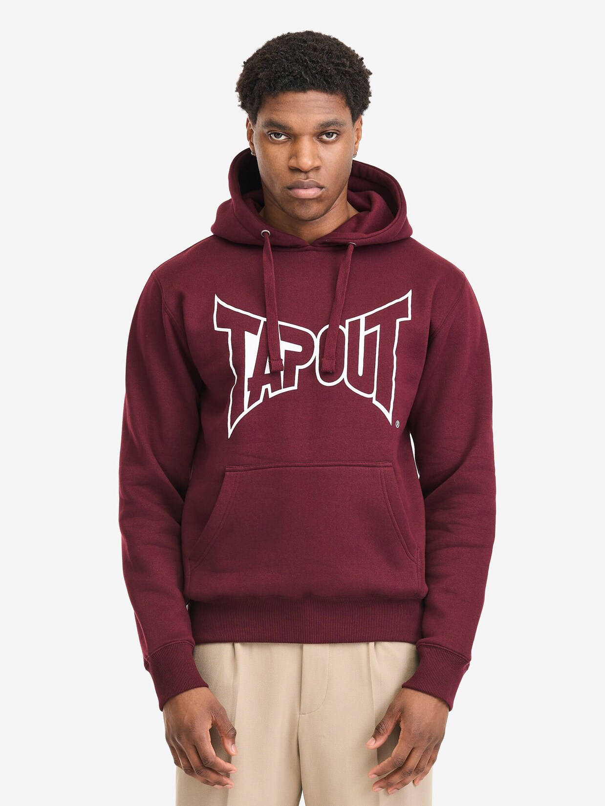 Tapout Herren Kapuzensweatshirt normale Passform LIFESTYLE BASIC HOODIE