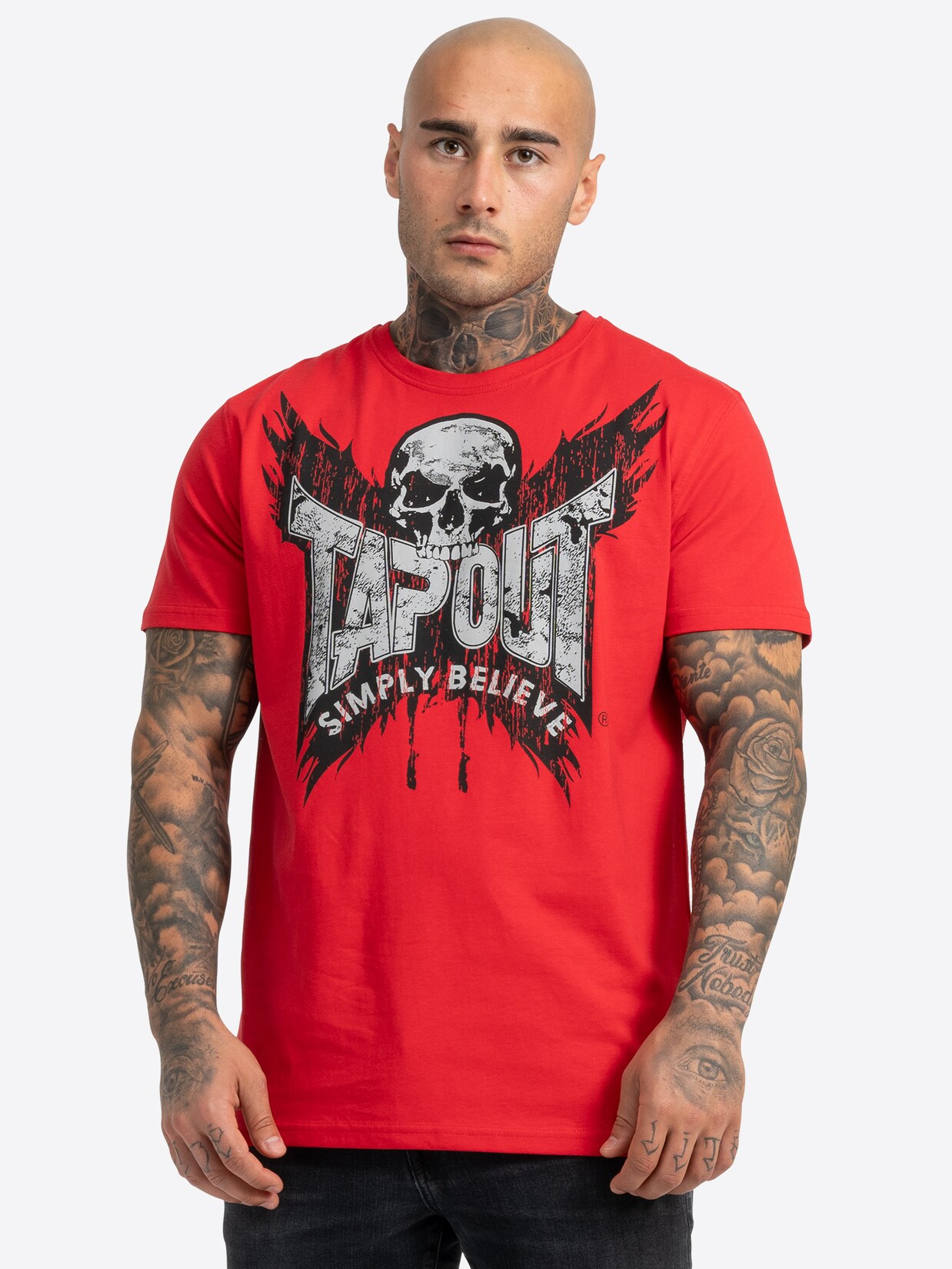 Tapout Herren T-Shirt normale Passform CRESTON | 04255581514958