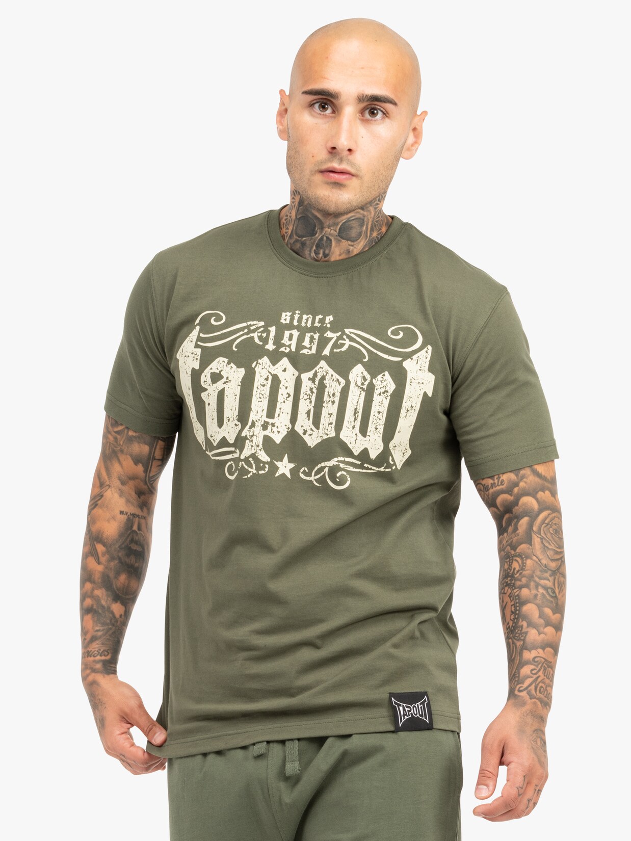Tapout Herren T-Shirt normale Passform CRASHED | 04255581553353