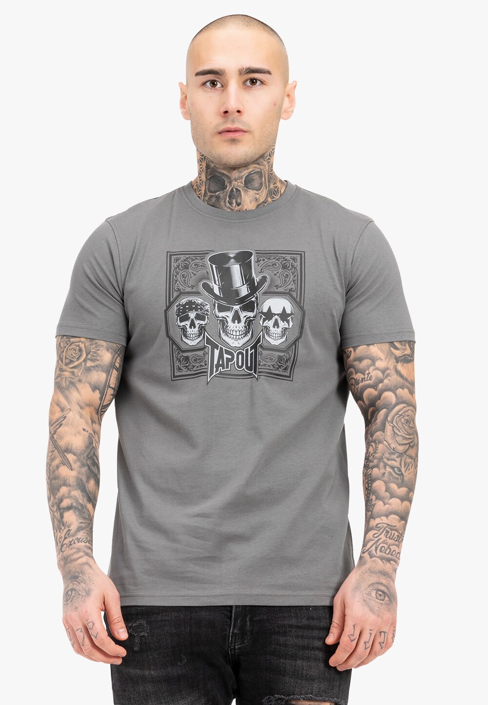 Tapout Herren T-Shirt normale Passform SKULL TEE - Bild 1
