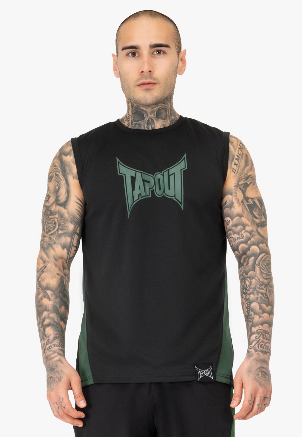 Tapout Herren &auml;rmelloses Funktionsshirt normale Passform TRAINING TANK - Bild 1