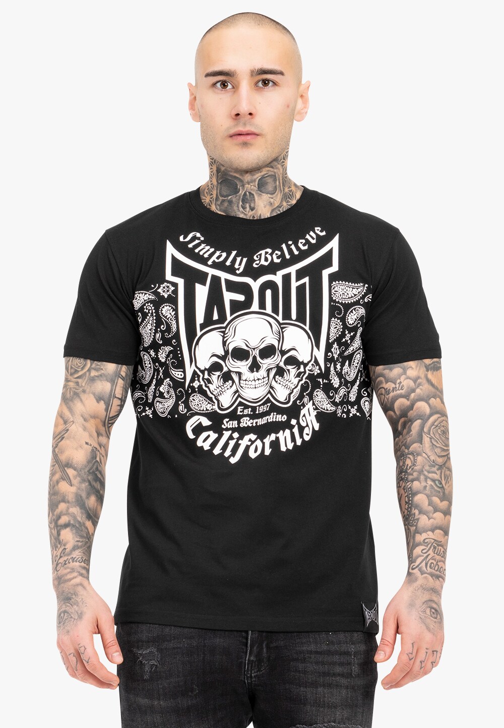 Tapout Herren T-Shirt normale Passform ADELANTOS | 04255581532419