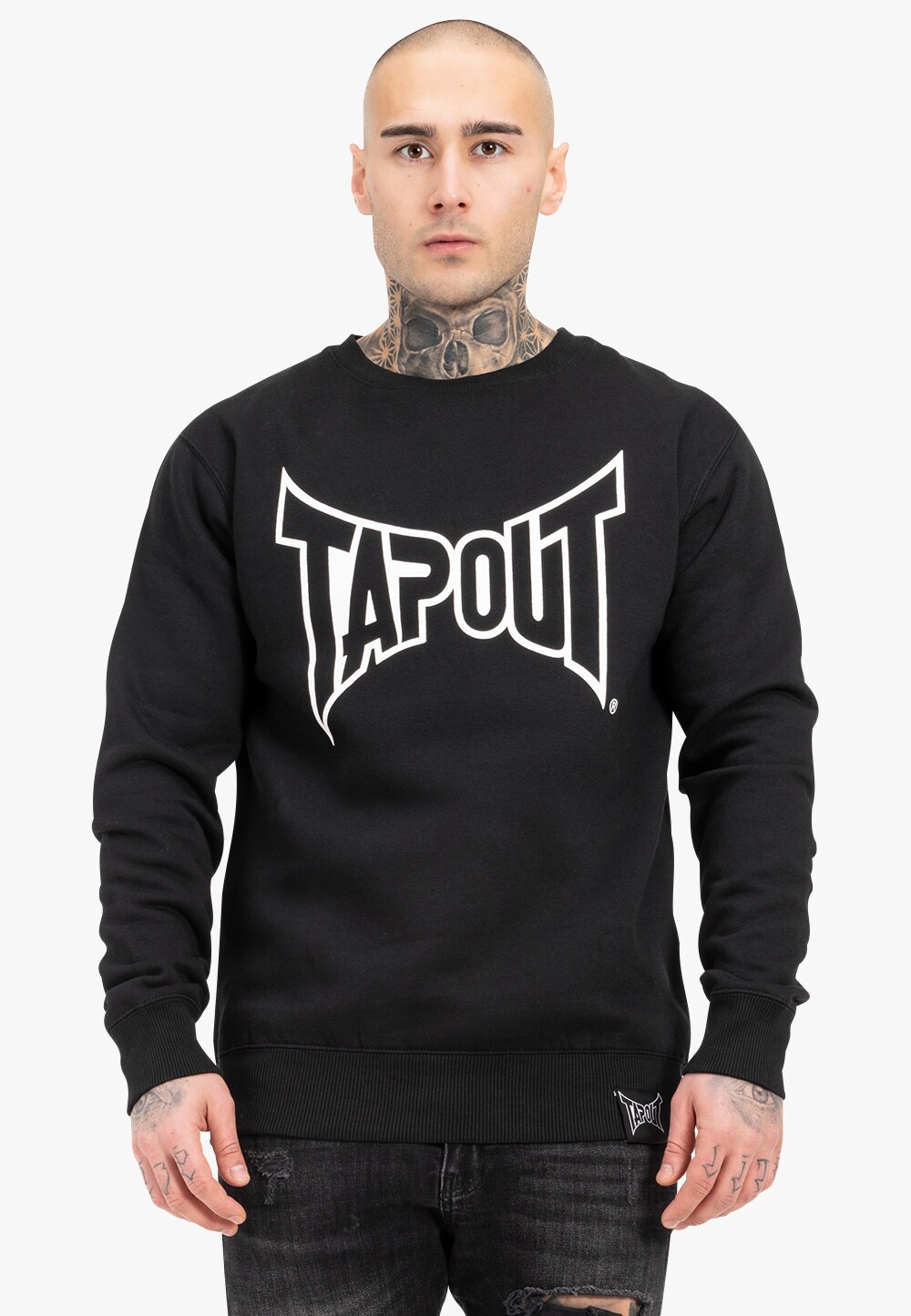 Tapout Herren Rundhals Sweatshirt normale Passform MARFA SWEATER