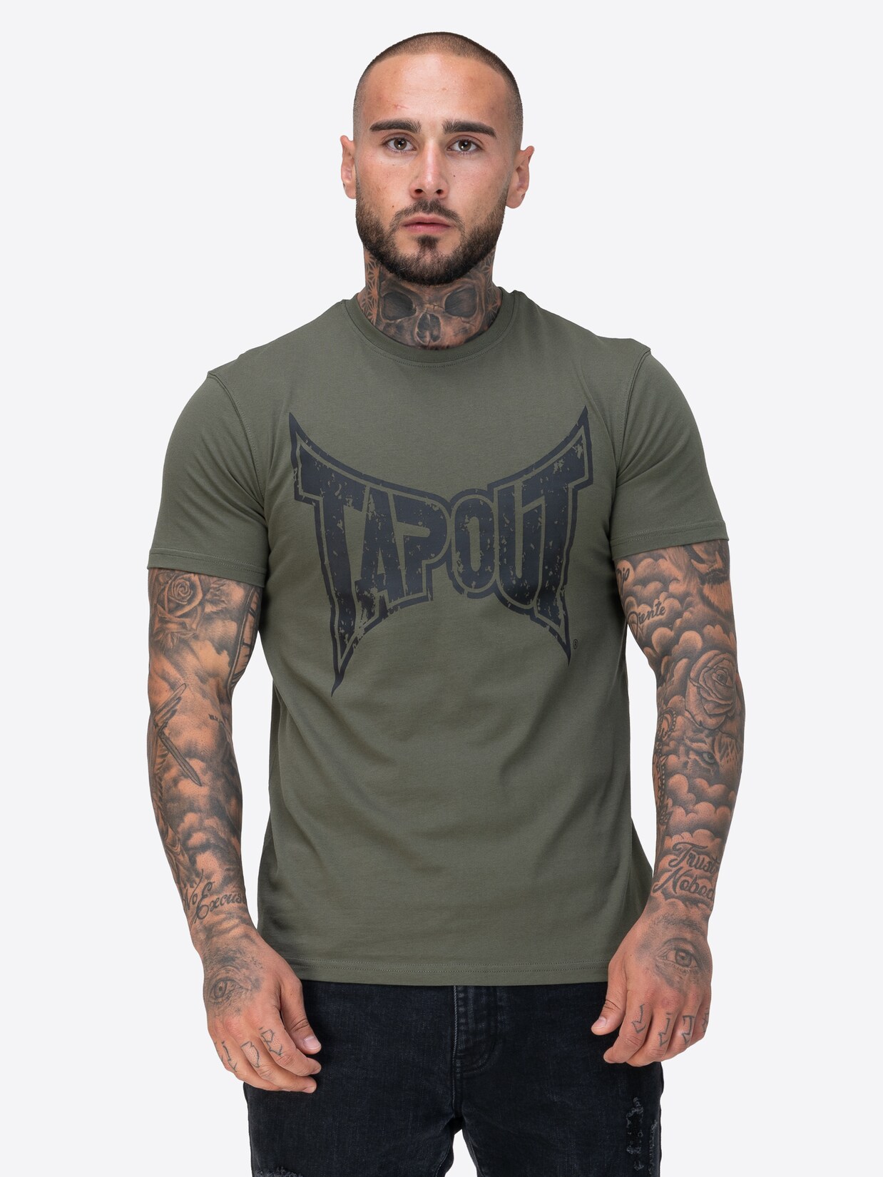 Tapout Herren T-Shirt normale Passform Doppelpack AMBOYN