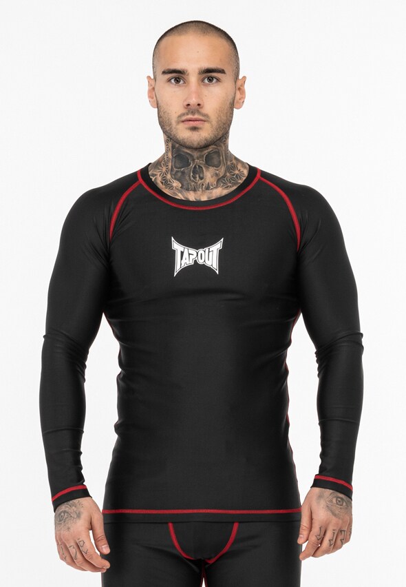 Tapout Herren langärmeliges Funktionsshirt schmale Passform BEDROCK