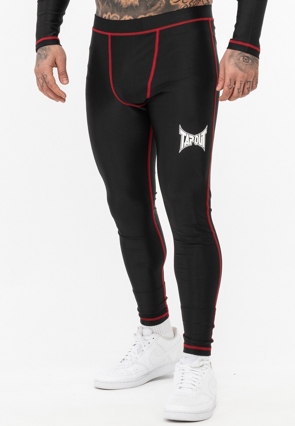 Tapout Herren Funktionsleggings schmale Passform GRAINSTONE - Bild 1