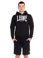 LEONE 1947 Herren Kapuzensweatjacke mit Reißverschluss BIG LOGO | 09502175787157