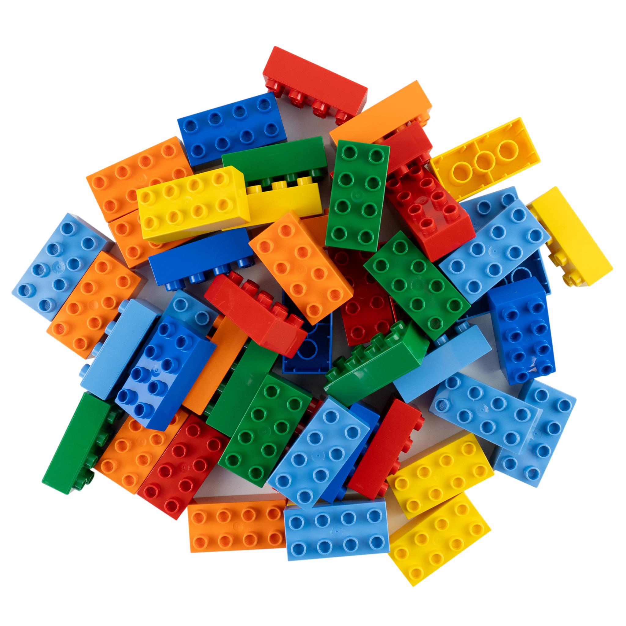 LEGO&reg; DUPLO&reg; 2x4 Steine Bausteine Bunt Gemischt - 3011 - Teile 10x - Bild 1