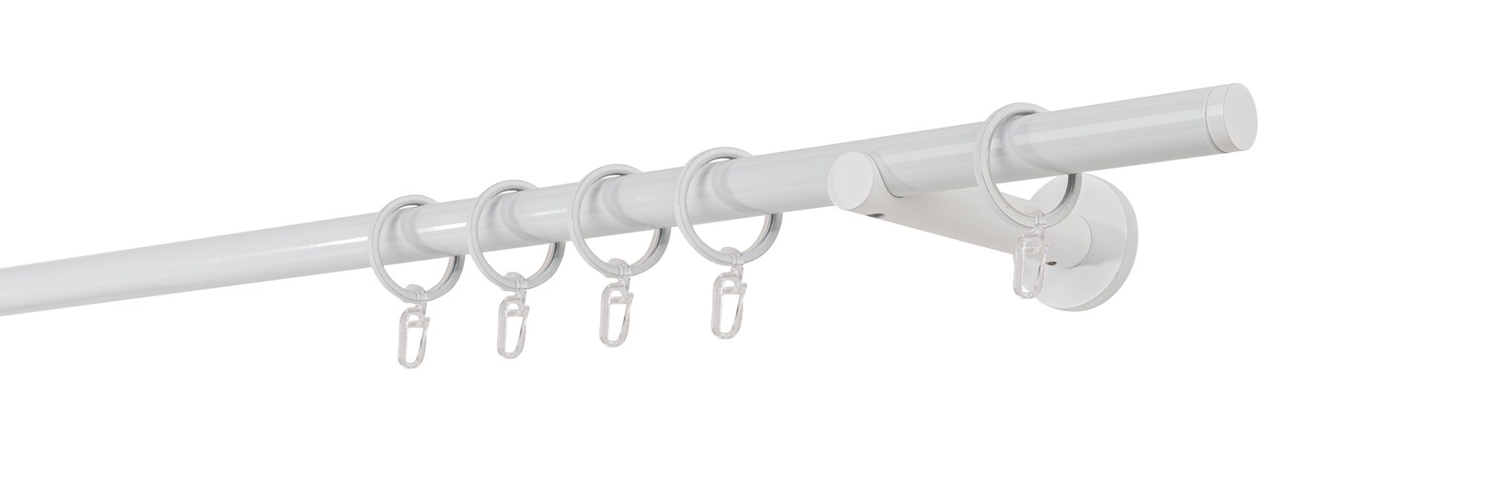 mydeco Gardinenstange "20mm Match Wandträger 12 cm" 1 läufig-läufig Fixmaß