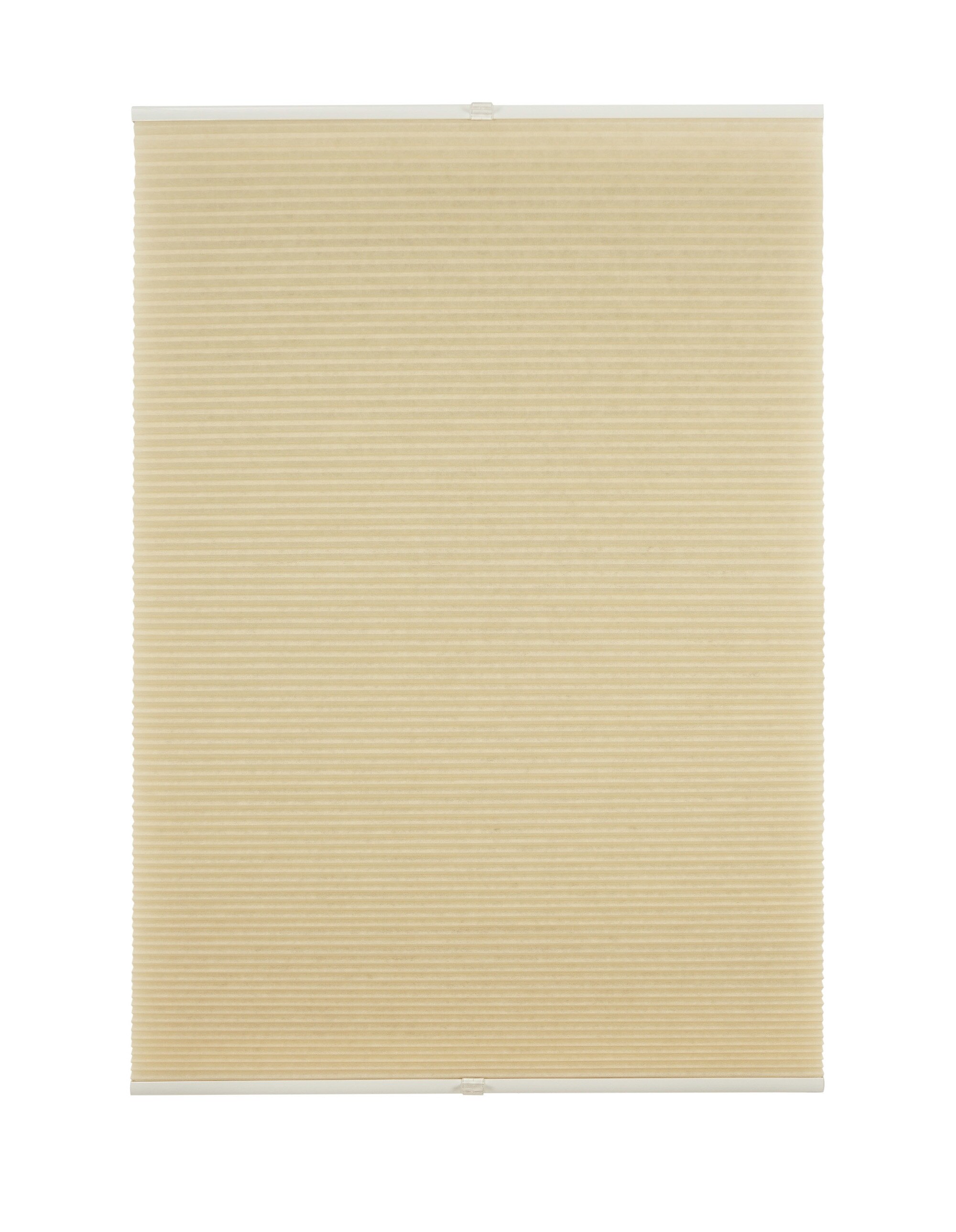 Ondeco Wabenplissee verspannt Klemmtr&auml;ger ohne Bohren Klemmfix  Blickdicht Sonnen-Schallschutz Farbe: Cream, Gr&ouml;&szlig;e: 120x130 cm - Bild 1