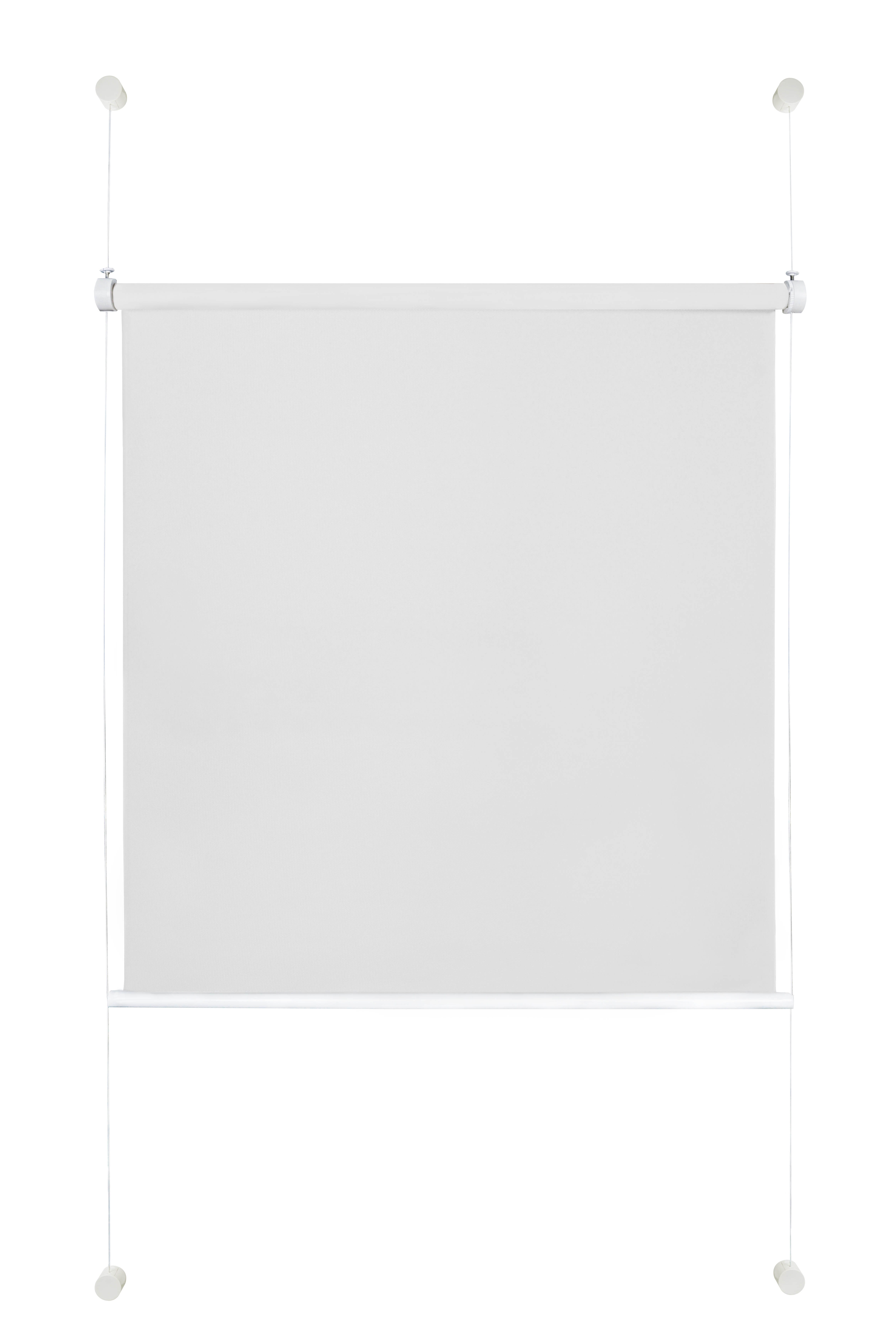 Ondeco Tageslicht Rollo ohne Bohren Klemmrollo Alternative Plissee Klemmfix Sichtschutz Sonnenschutz Farbe: Wei&szlig;, Gr&ouml;&szlig;e: 90x210 cm - Bild 1