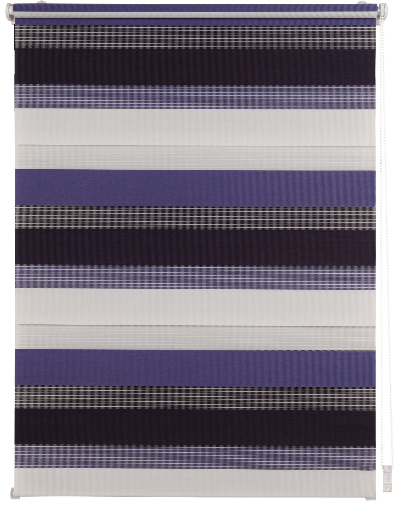 Ondeco Doppelrollo Just Triple Klemmfix Seitenzugrollo Blickdicht Klemmfix Farbe: Violet/Berry, Größe: 140x160 cm