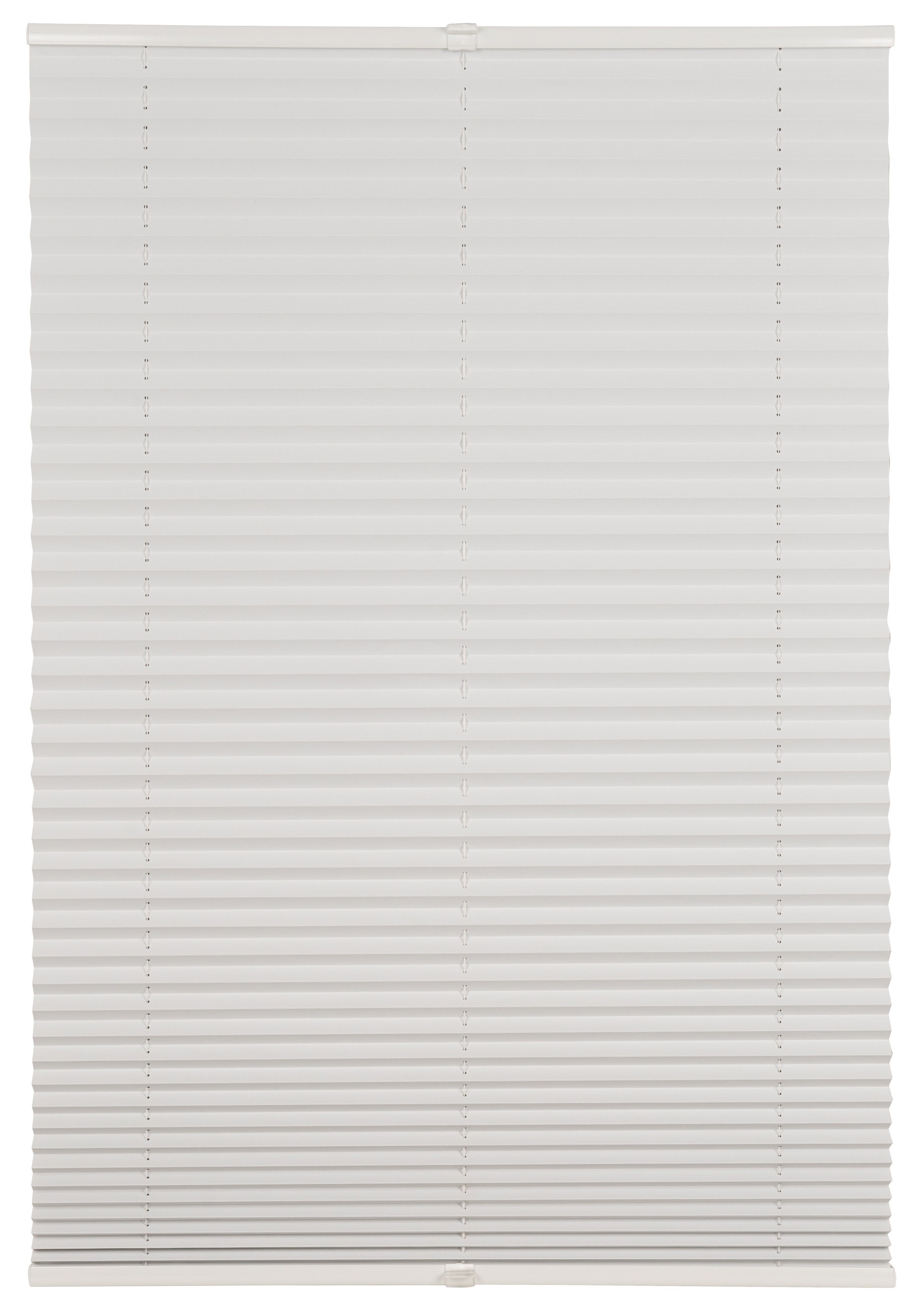 Ondeco Plissee wei&szlig;  verdunkelnd wei&szlig; mit Klemmtr&auml;ger Sonnenschutz Lichtschutz Klemmfix Farbe: weiss, Gr&ouml;&szlig;e: 80x130 cm - Bild 1