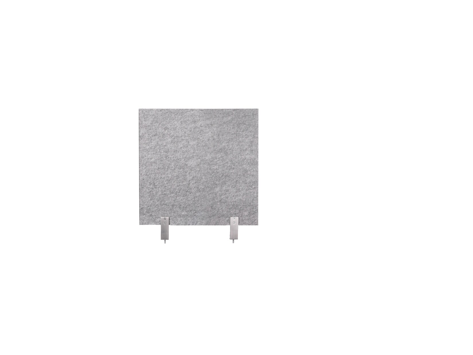 Schreibtisch-Set desktopz Klemme Farbe: grau, Größe: 50x50x2,5cm