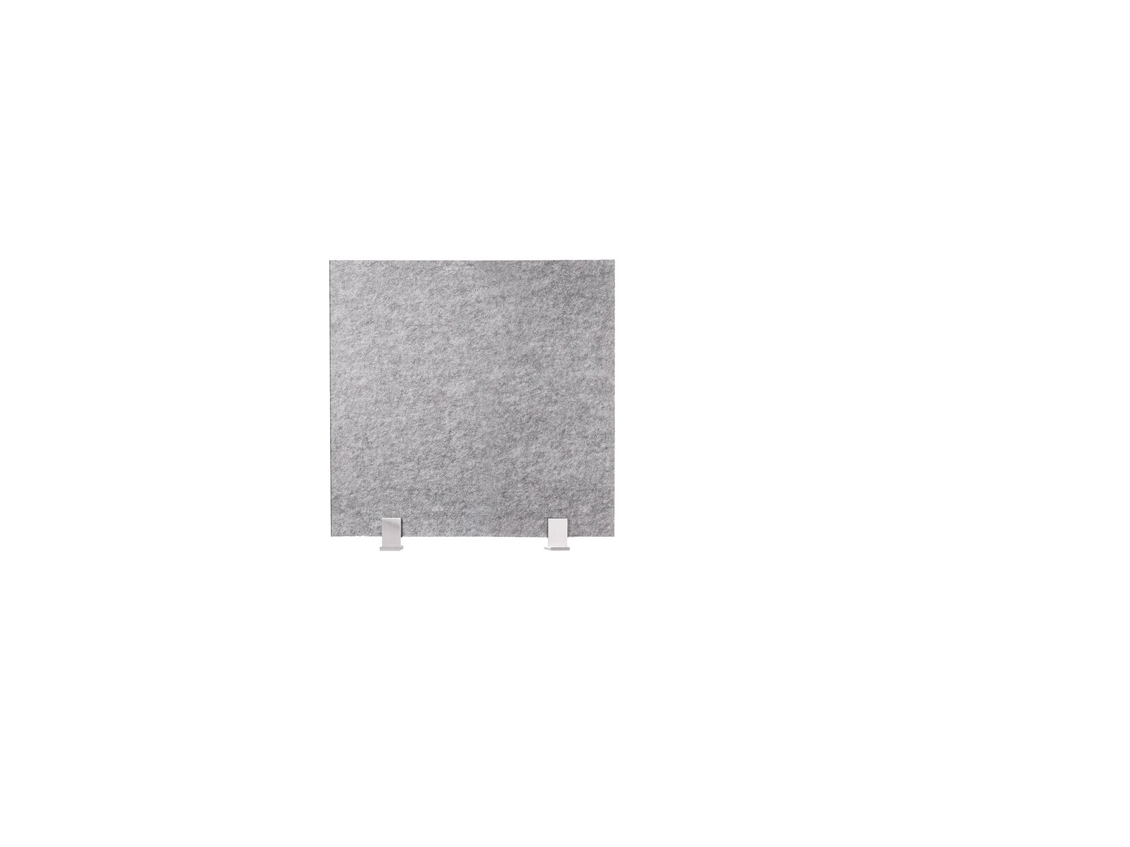 Schreibtisch-Set desktopz Standfuss Farbe: grau, Größe: 50x50x1cm