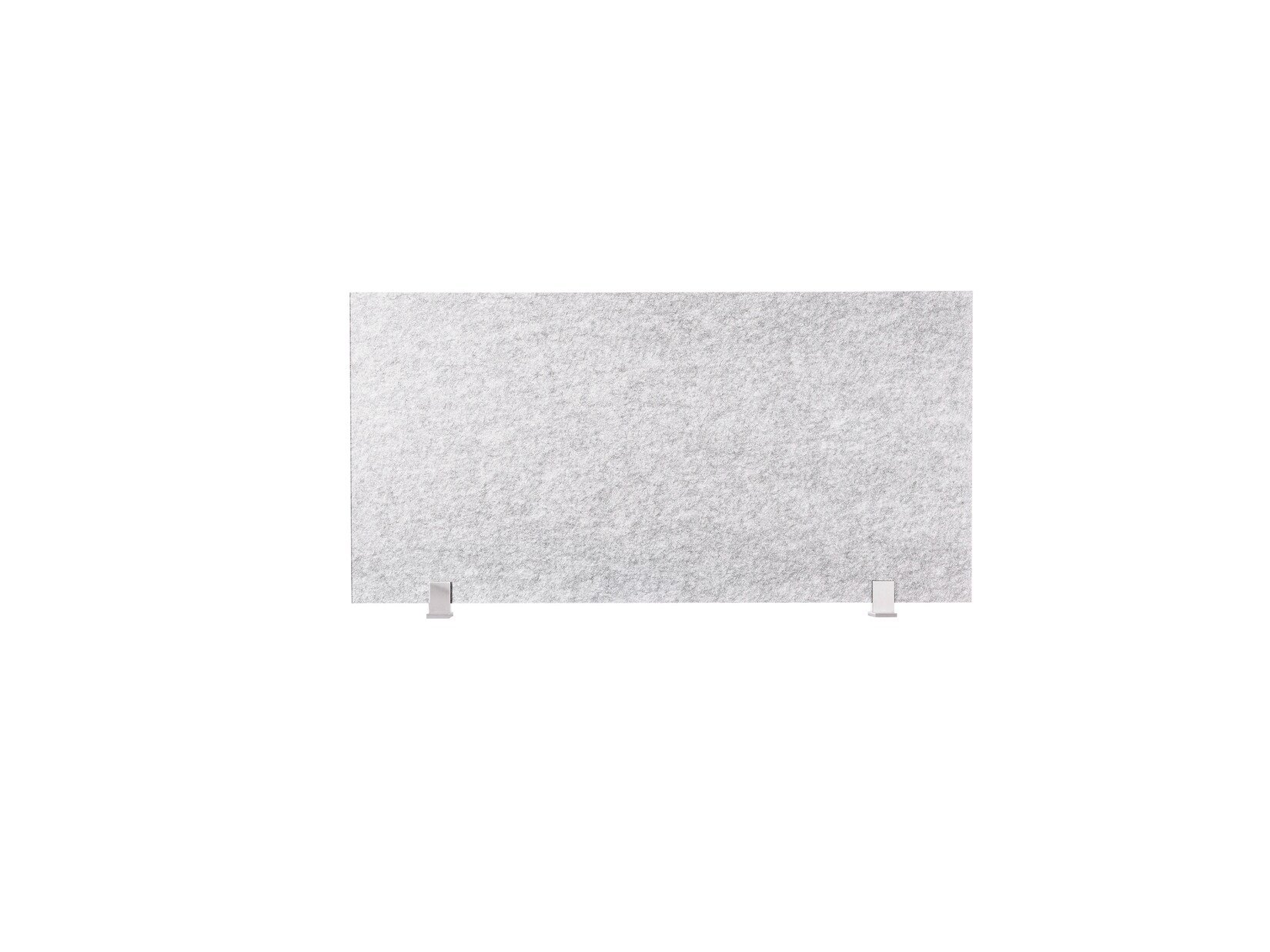 Schreibtisch-Set desktopz Standfuss Farbe: lichtgrau, Größe: 100x50x1cm