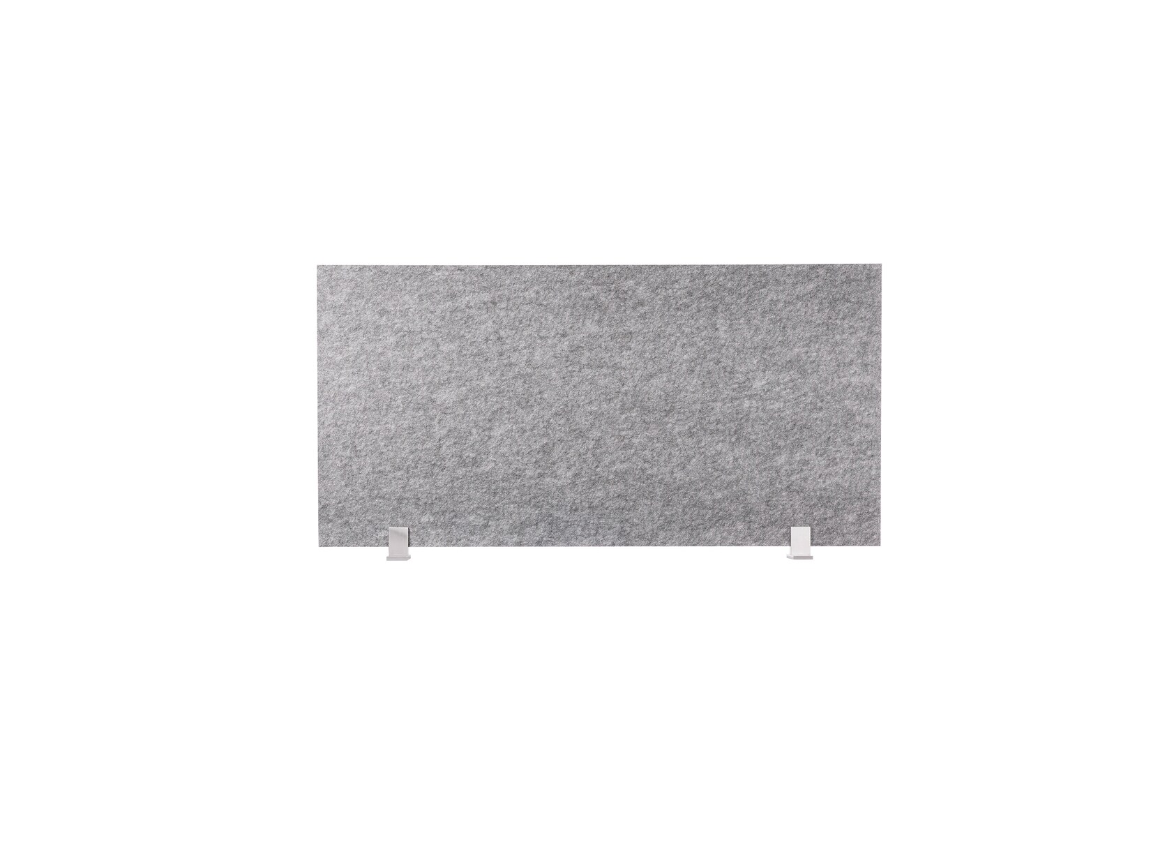 Schreibtisch-Set desktopz Standfuss Farbe: grau, Größe: 100x50x2,5cm