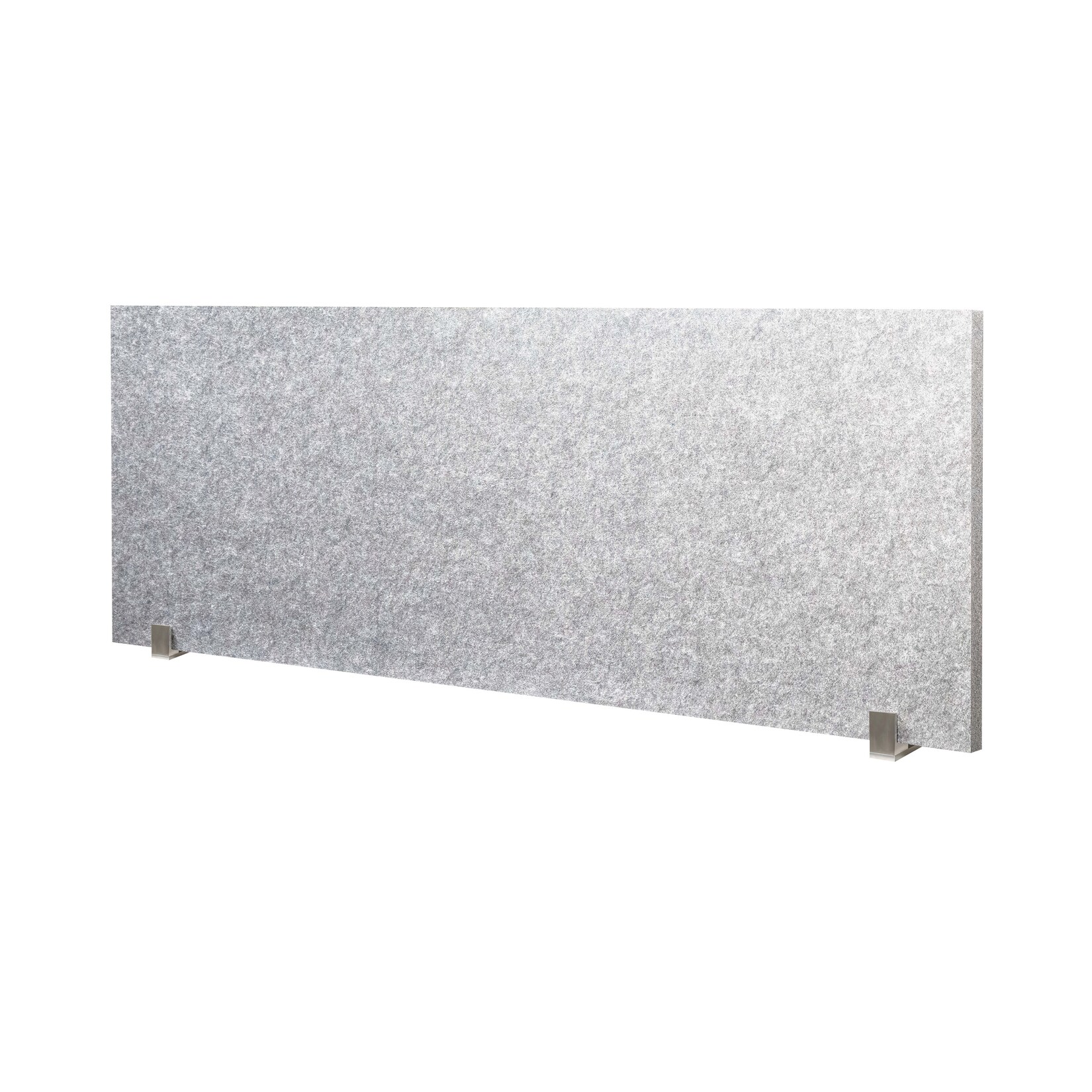 Schreibtisch-Set desktopz ?nie wieder bohren? Farbe: lichtgrau, Größe: 100x50x2,5cm