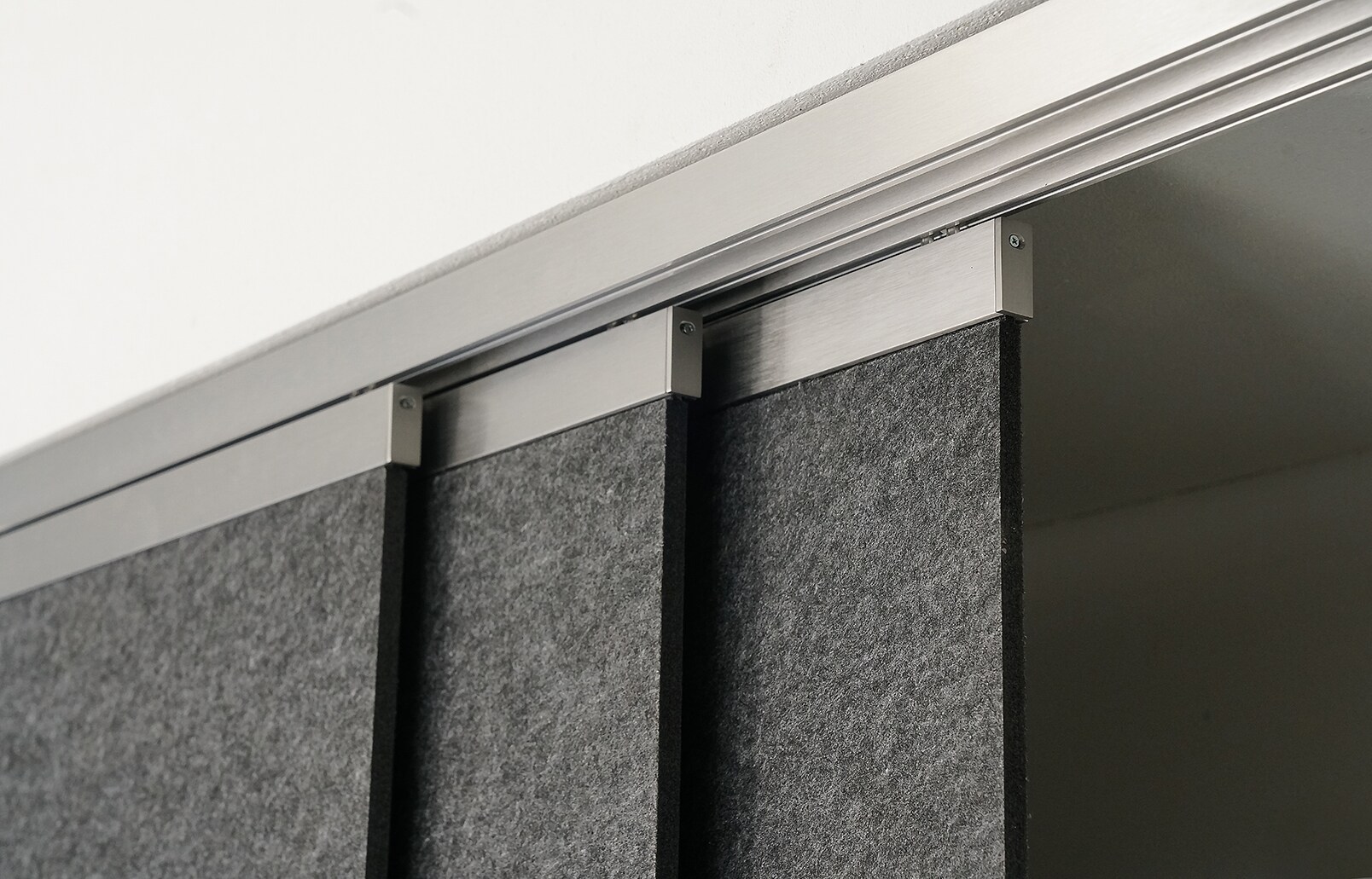 room-devider Paneel-Set rail & roll 4 mm Farbe: anthrazit, Größe: 100x300x1cm