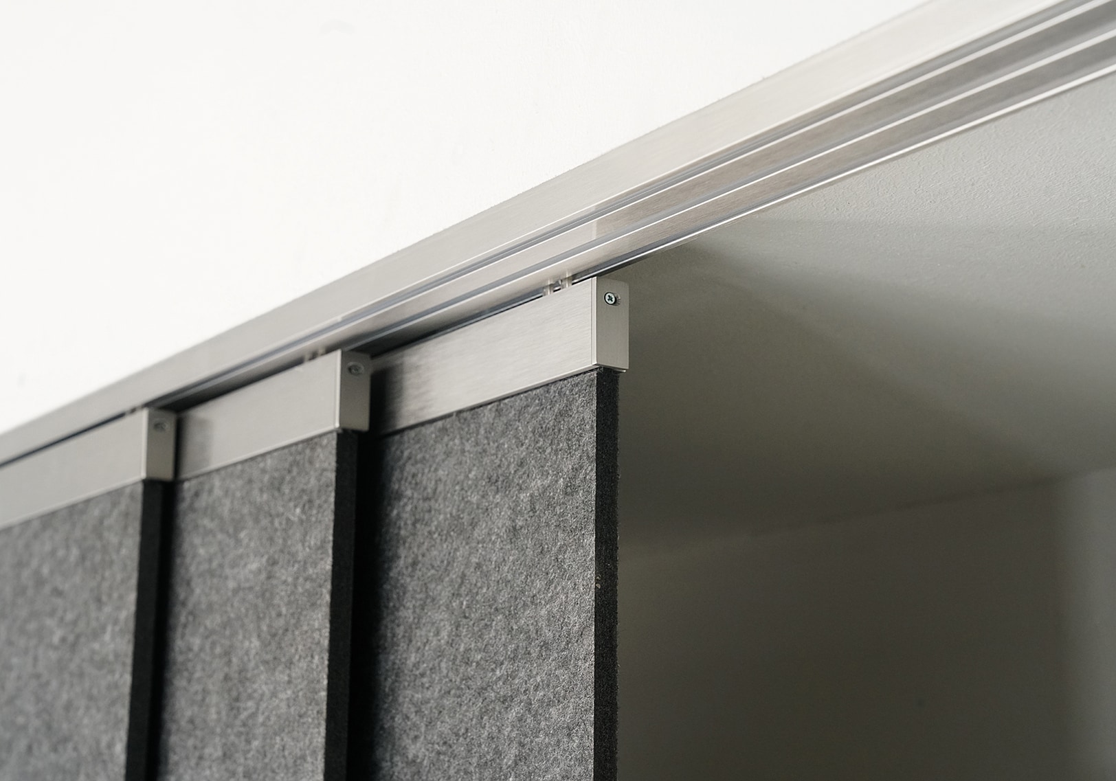 room-devider Paneel-Set track 6 mm Farbe: lichtgrau, Gr&ouml;&szlig;e: 50x300x1cm - Bild 1