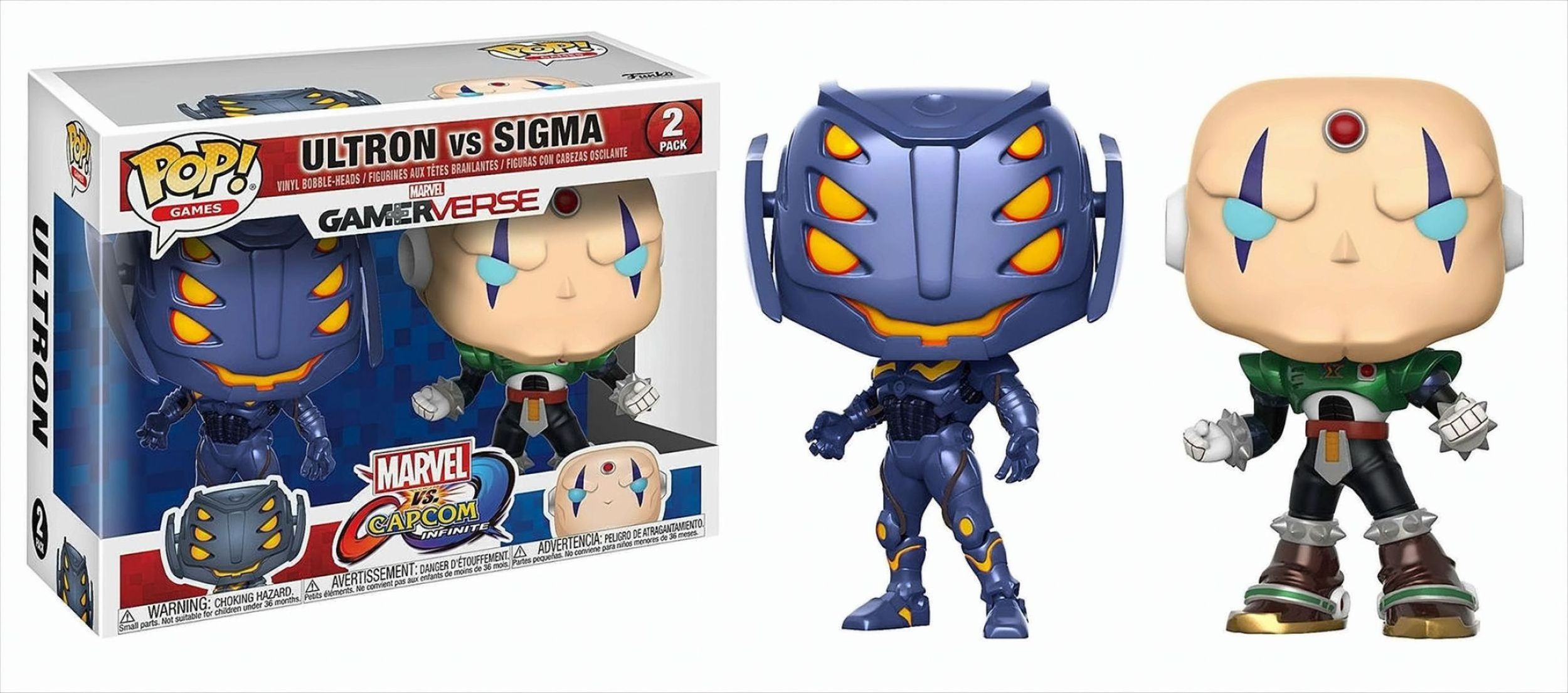 Funko Pop - Marvel vs Capcom - Ultron & Sigma - Bild 1