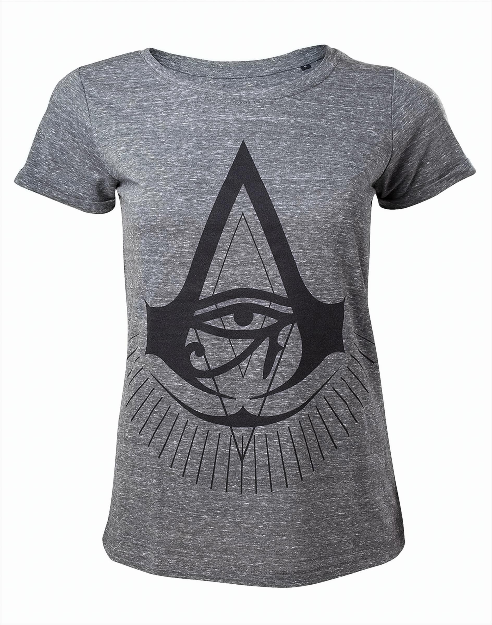 Assassins Creed - Logo M&auml;dchen T-Shirt grau XL - Bild 1