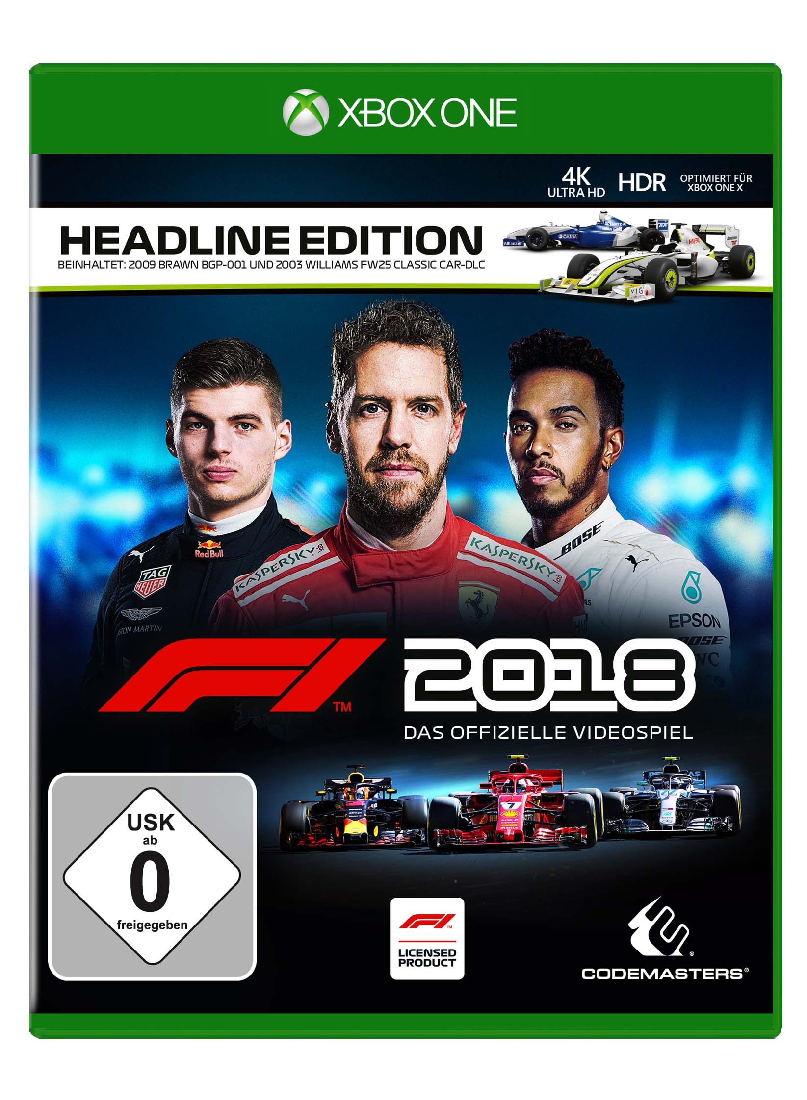 F1 2018 Headline Edition (XONE) (USK) - Bild 1