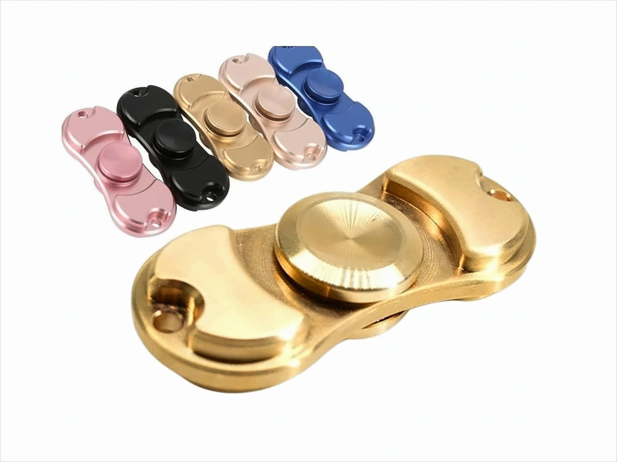 Finger Spinner - Fingerkreisel aus Metall - Fl&uuml;gel - farblich sortiert - Bild 1
