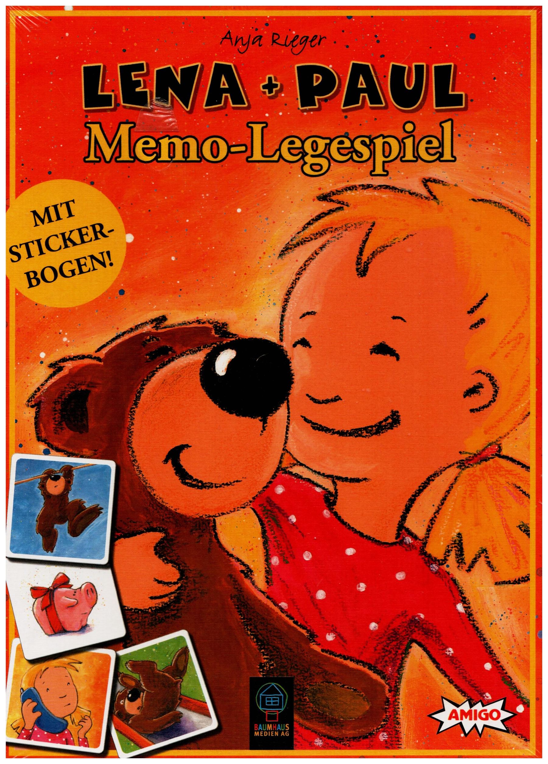 2425 - Amigo Spiele - Lena + Paul Memo-Legespiel - Bild 1