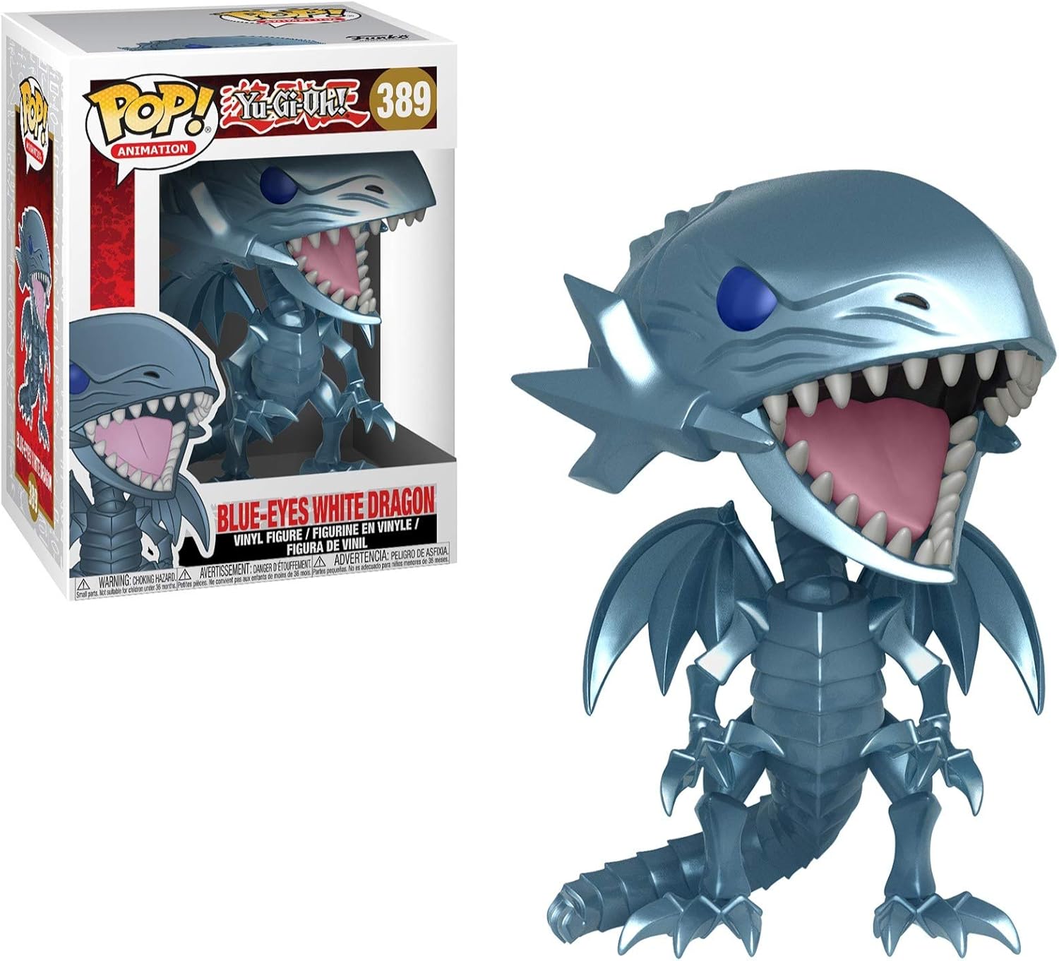 Funko Pop - Yu-Gi-Oh! - Blau&auml;ugiger Wei&szlig;er Drache 9cm - Bild 1