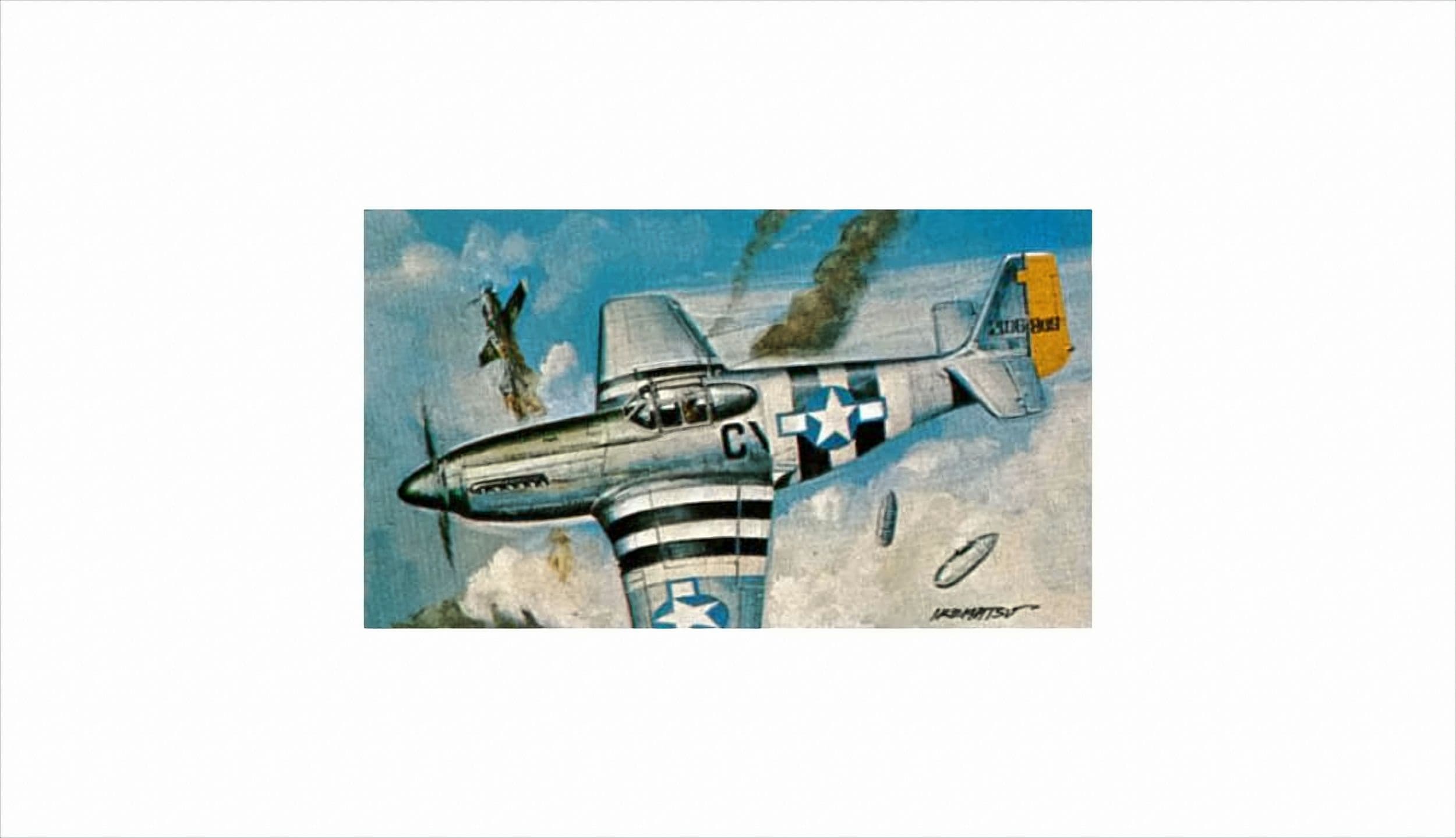 P-51B Mustang Aircraft Plastic Model Kit - Bild 1
