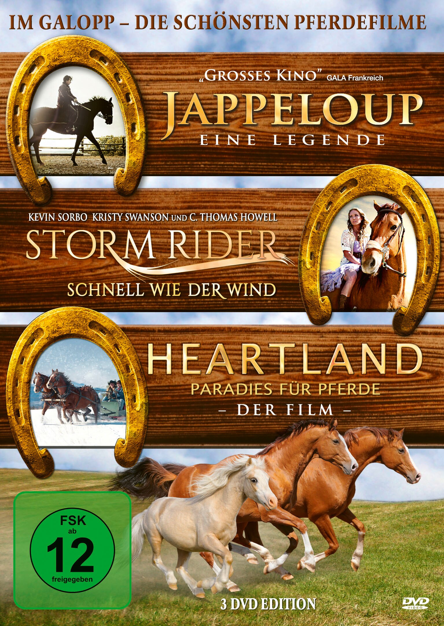 Im Galopp - Die sch&ouml;nsten Pferdefilme (3 DVDs) - Bild 1